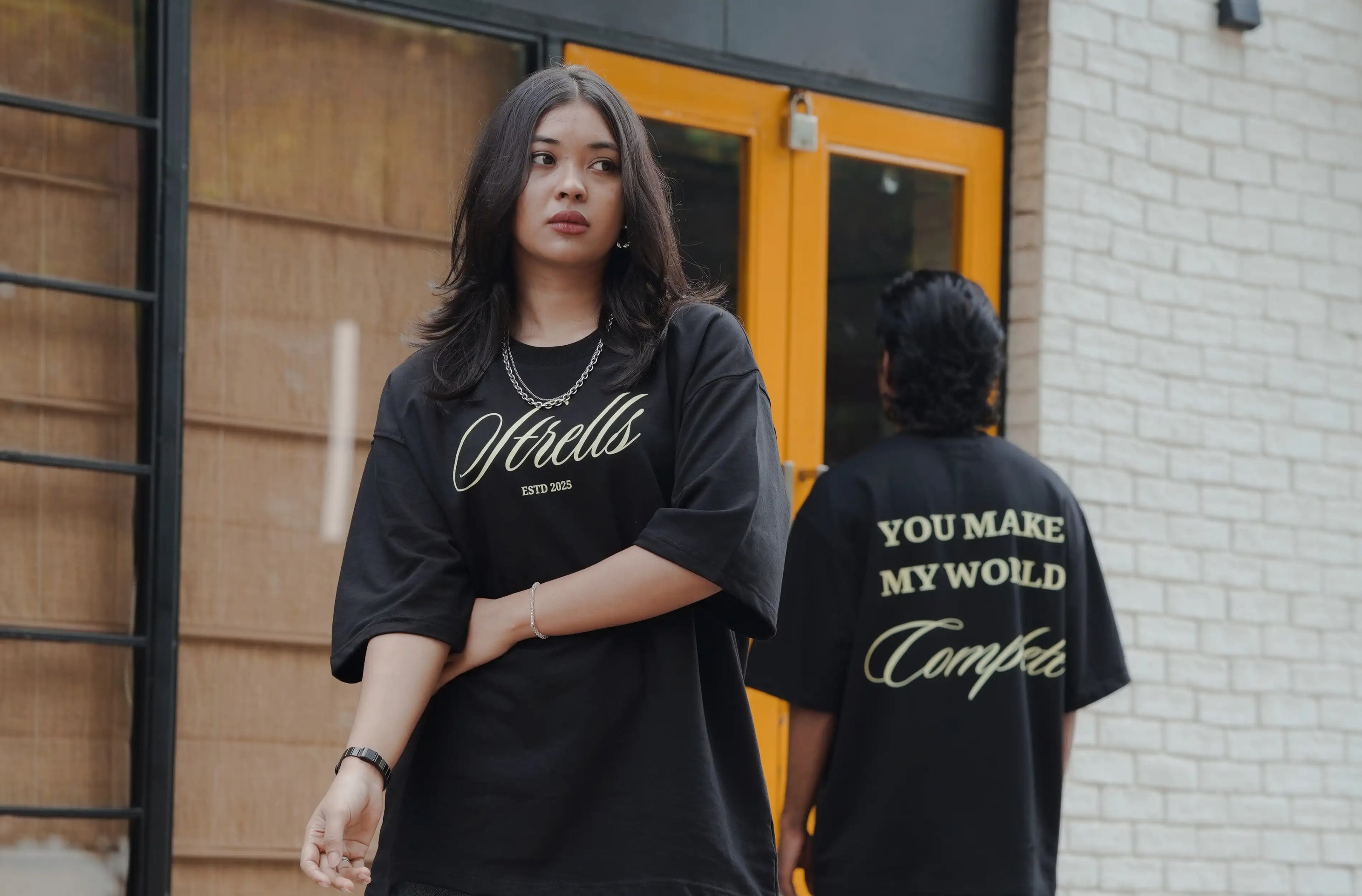 Strells you make my world t-shirt