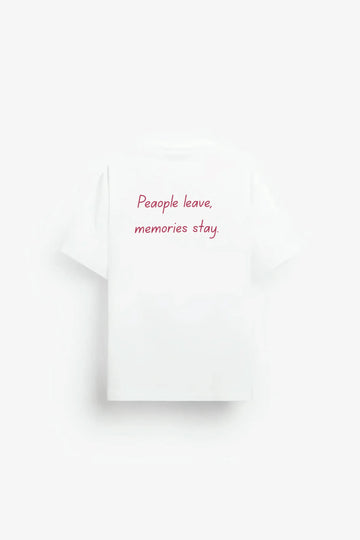 Memories Oversized T-shirt Off - white - Strells