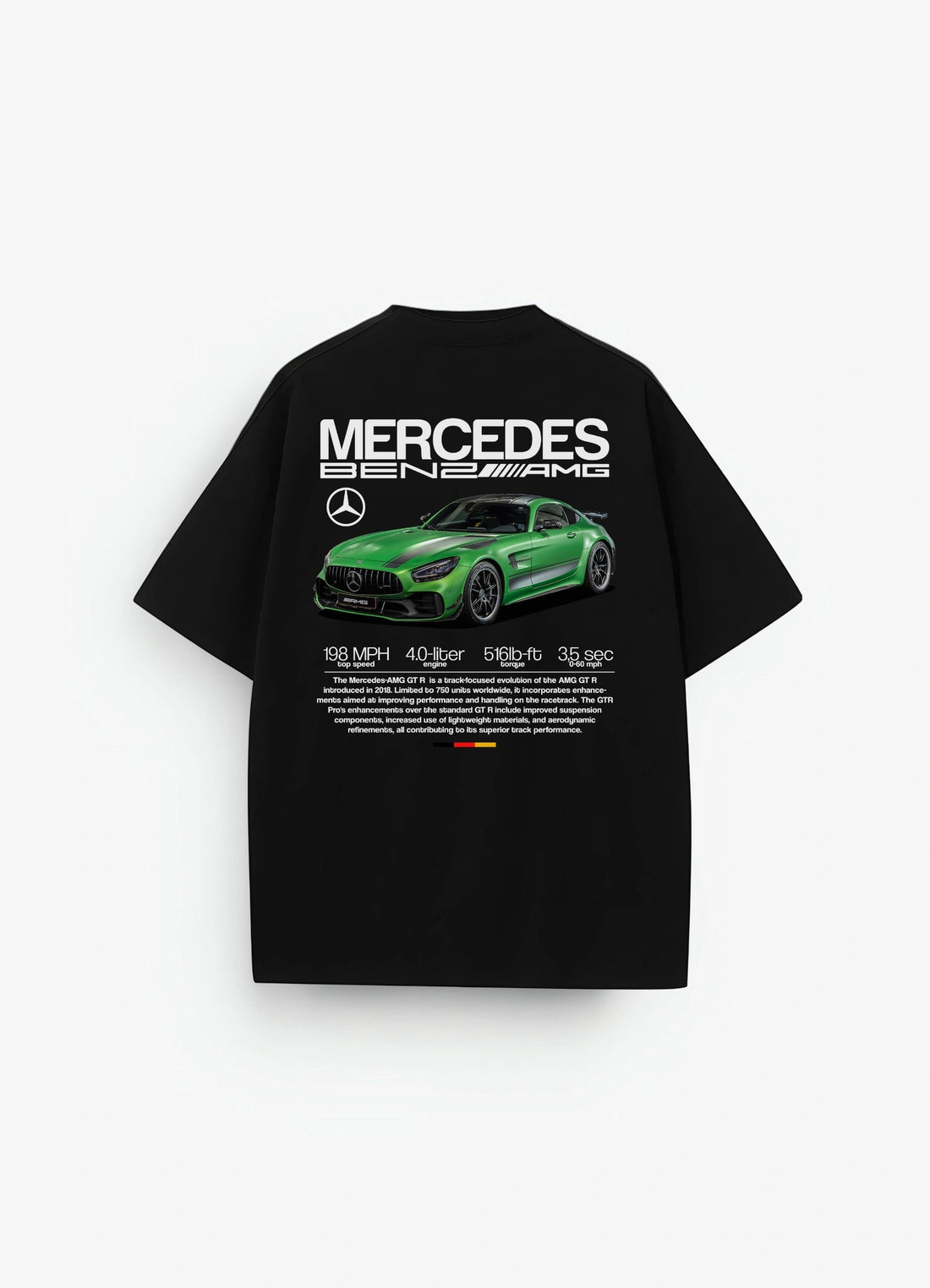 AMG GT R Pro Oversized T-shirt Black - Strells