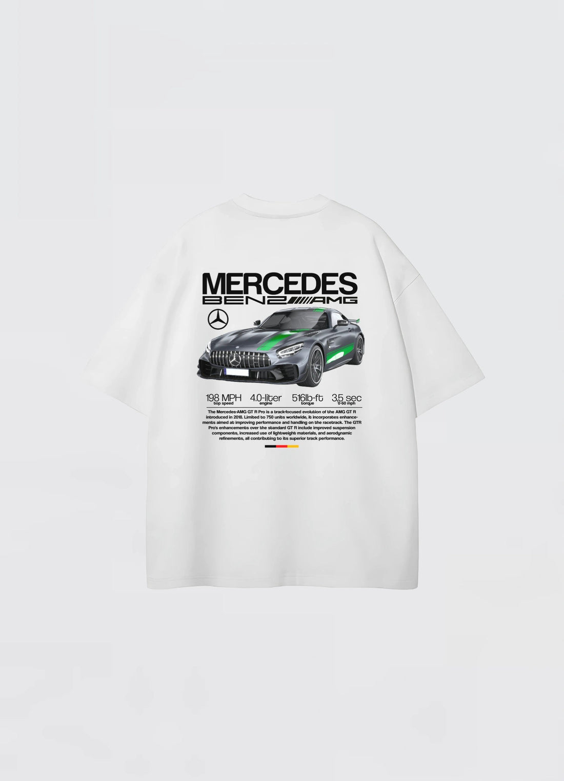 AMG GT R Pro Oversized T-shirt Off - white - Strells