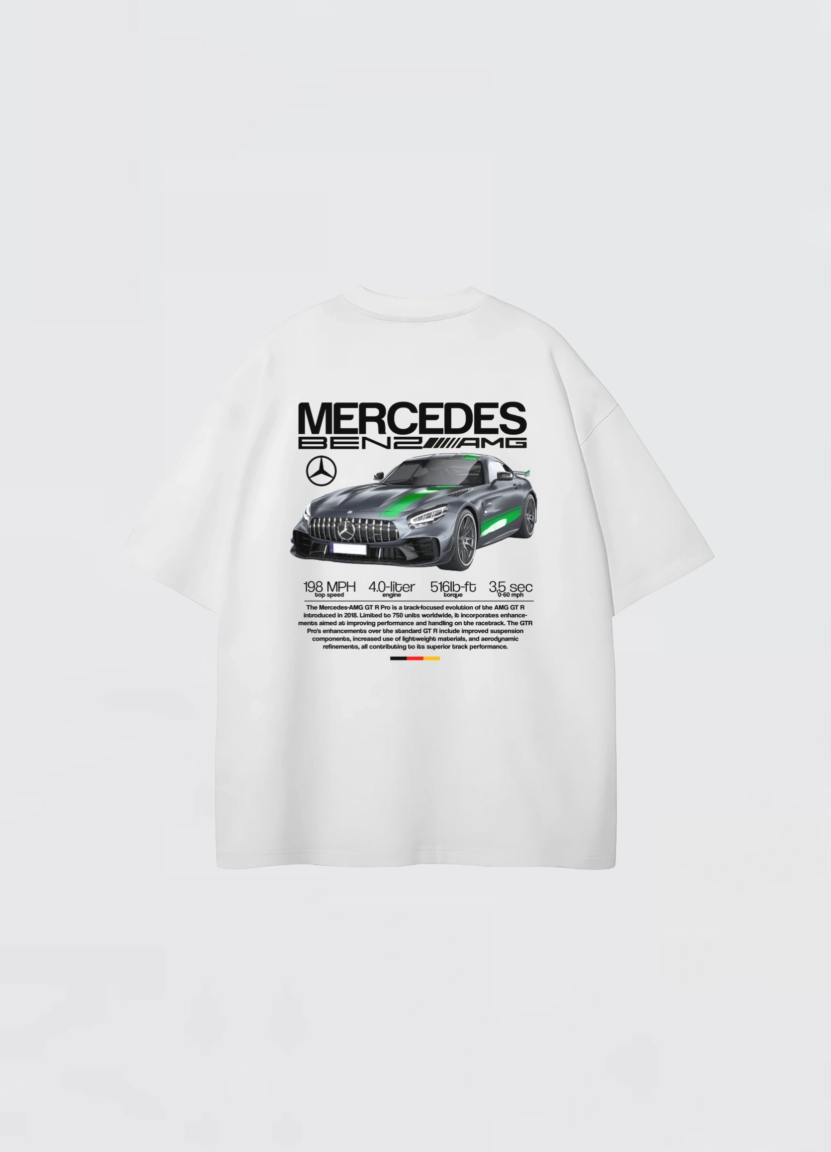 AMG GT R Pro Oversized T-shirt Off - white - Strells