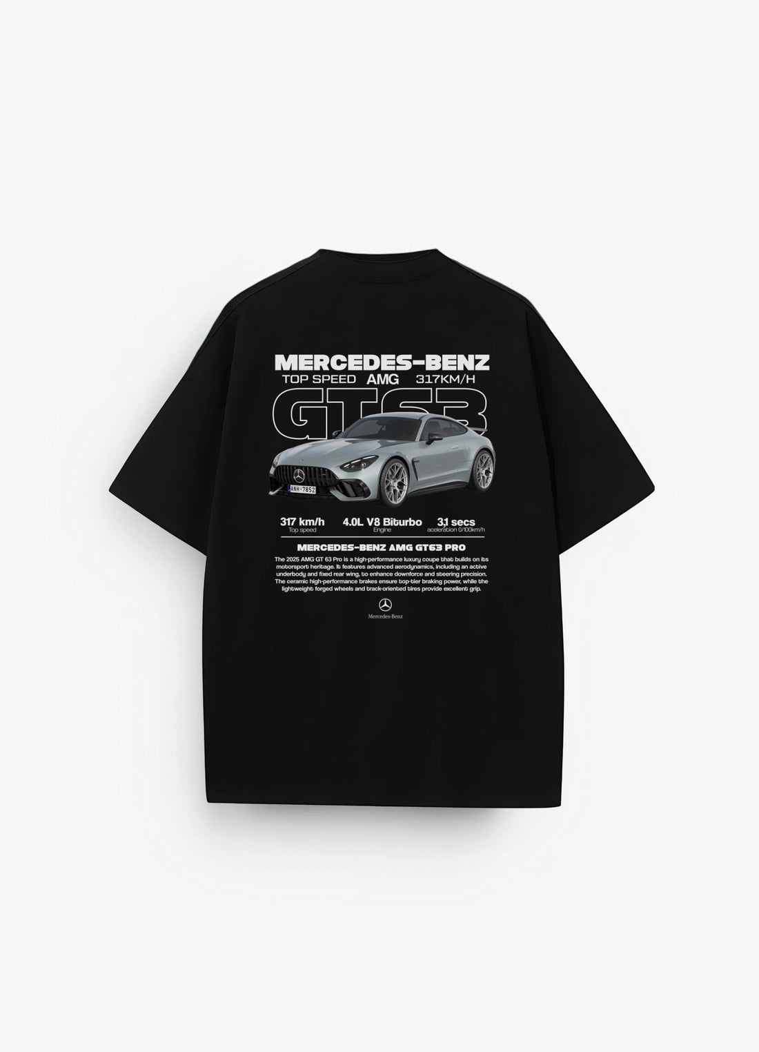 AMG GT63 Pro Oversized T-shirt Black - Strells