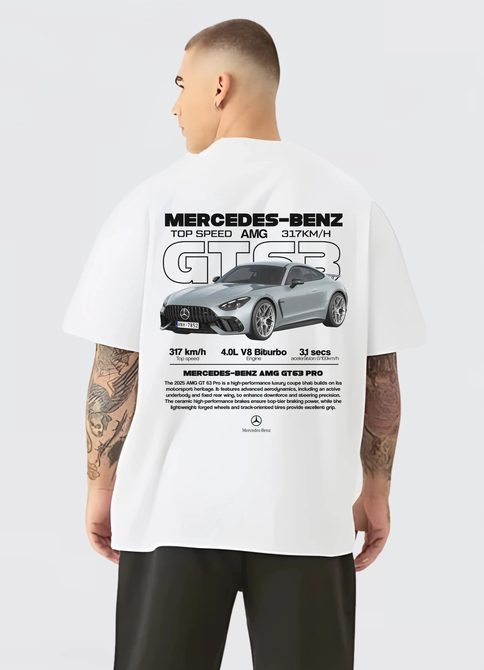 AMG GT63 Pro Oversized T-shirt Off - white - Strells
