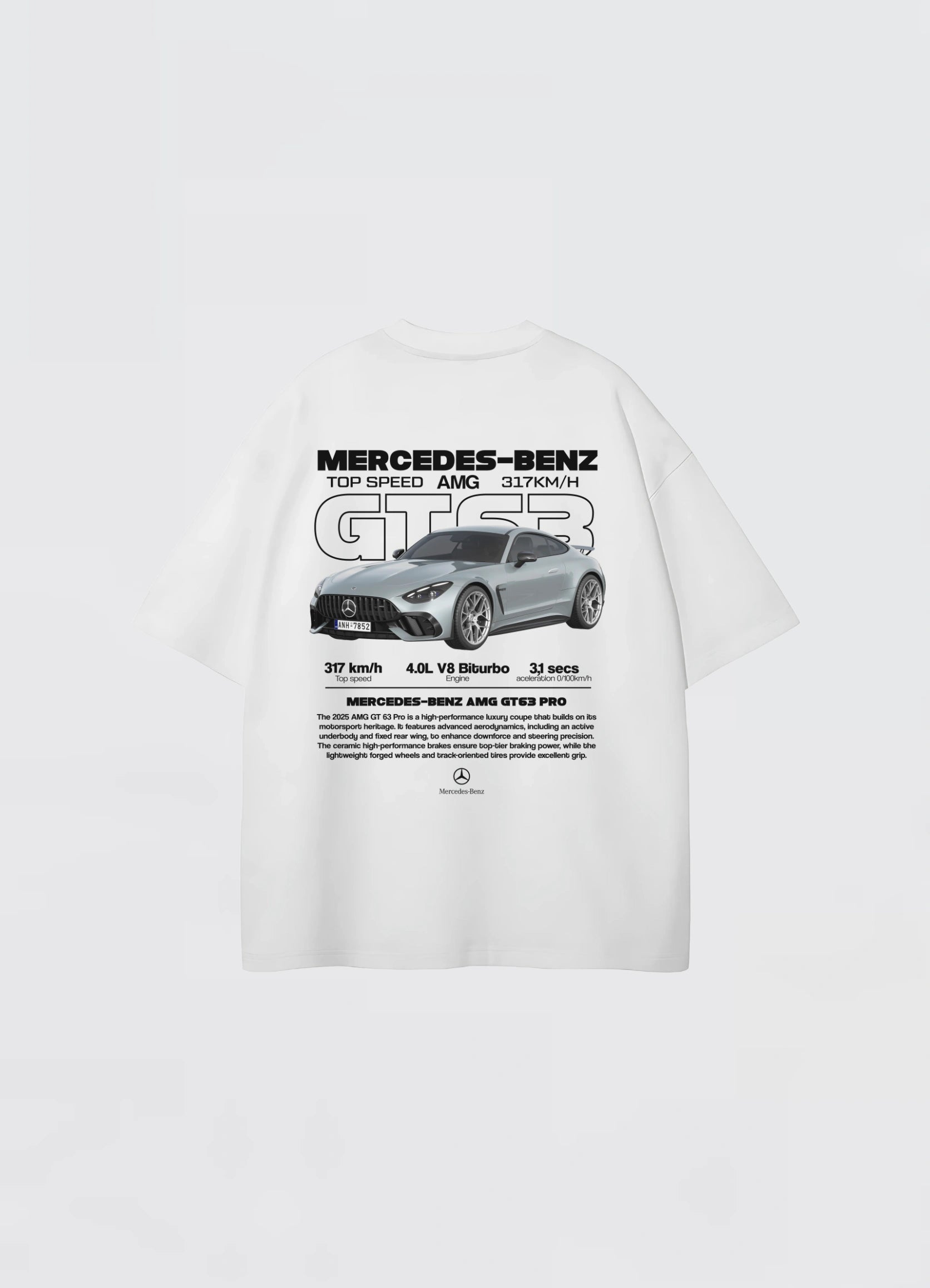 AMG GT63 Pro Oversized T-shirt Off - white - Strells