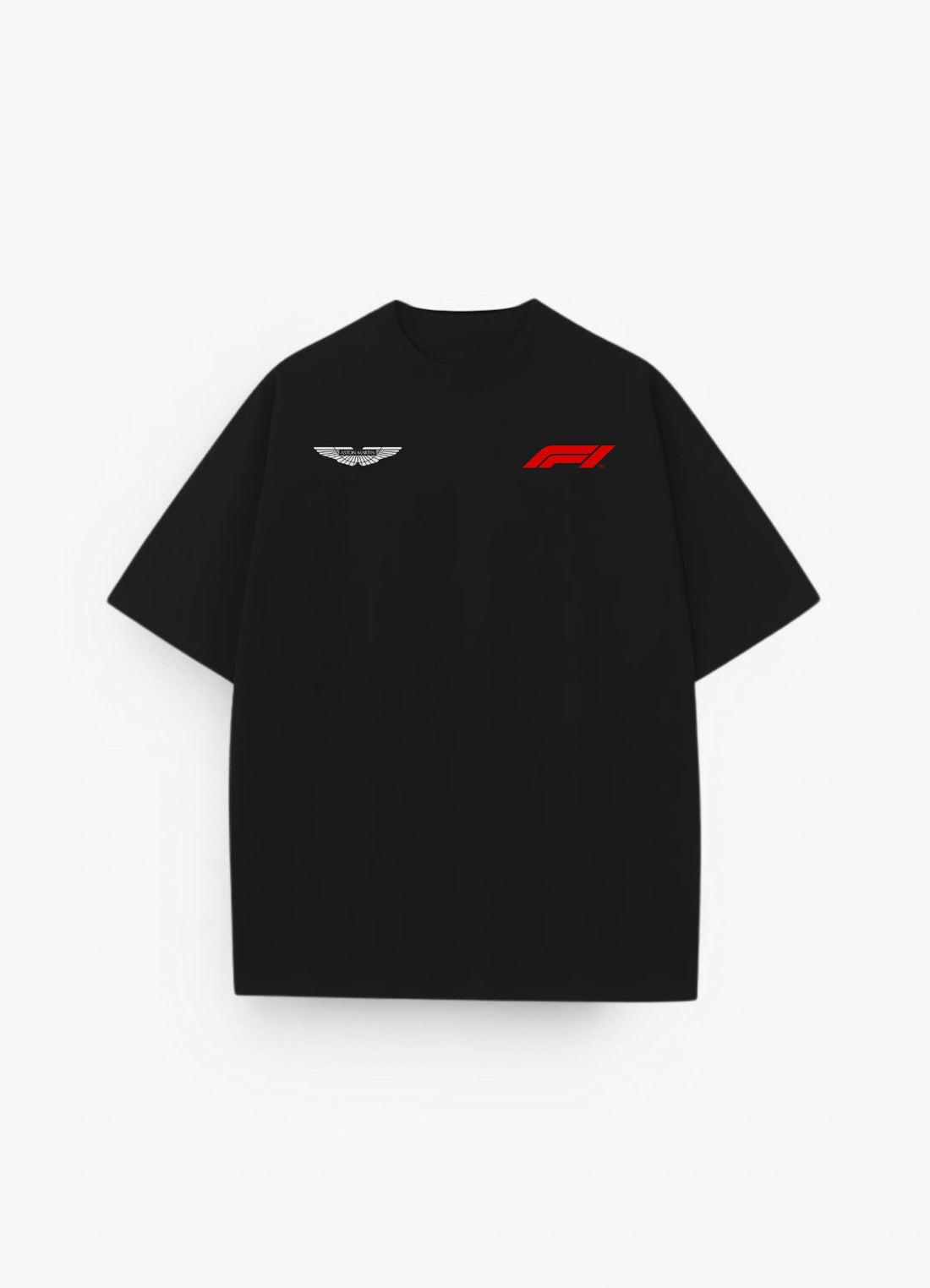 Aston Martin F1 Team Oversized T-shirt Black - Strells