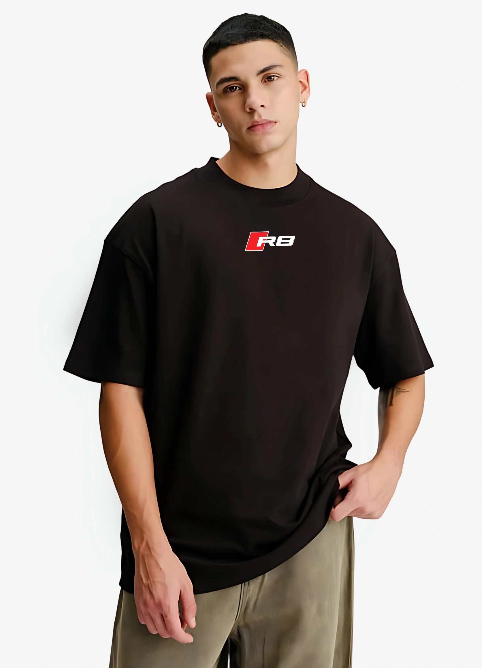 Audi R8 Spyder V10 Oversized T-shirt Black - Strells