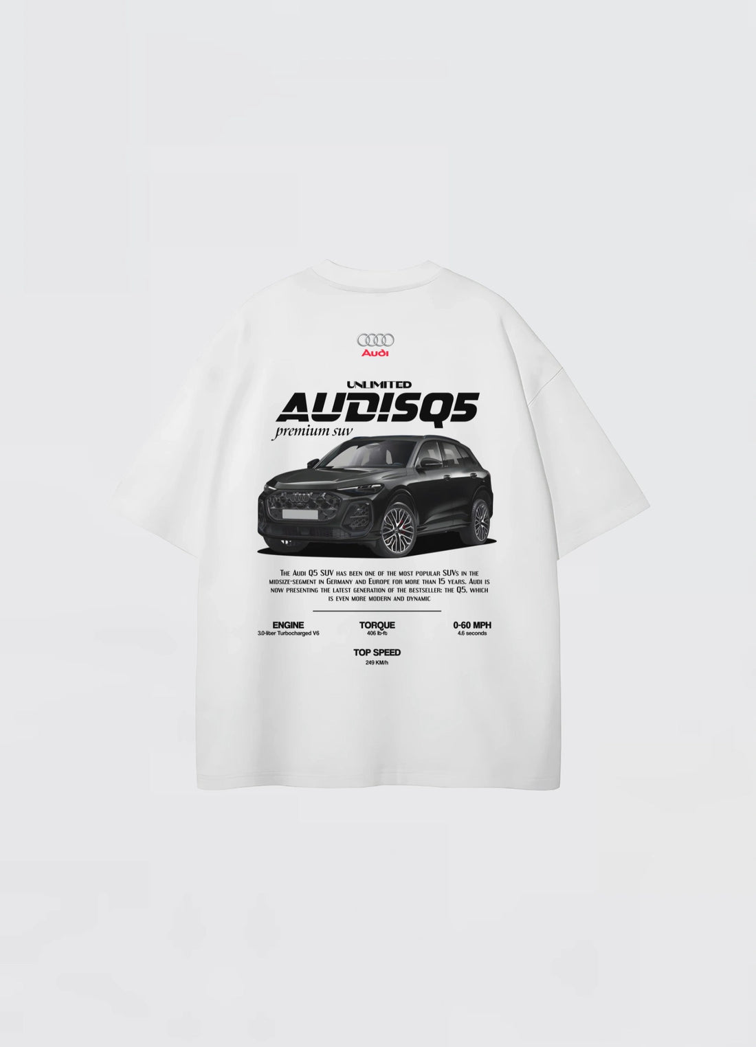 Audi SQ5 Oversized T-shirt Off - white - Strells