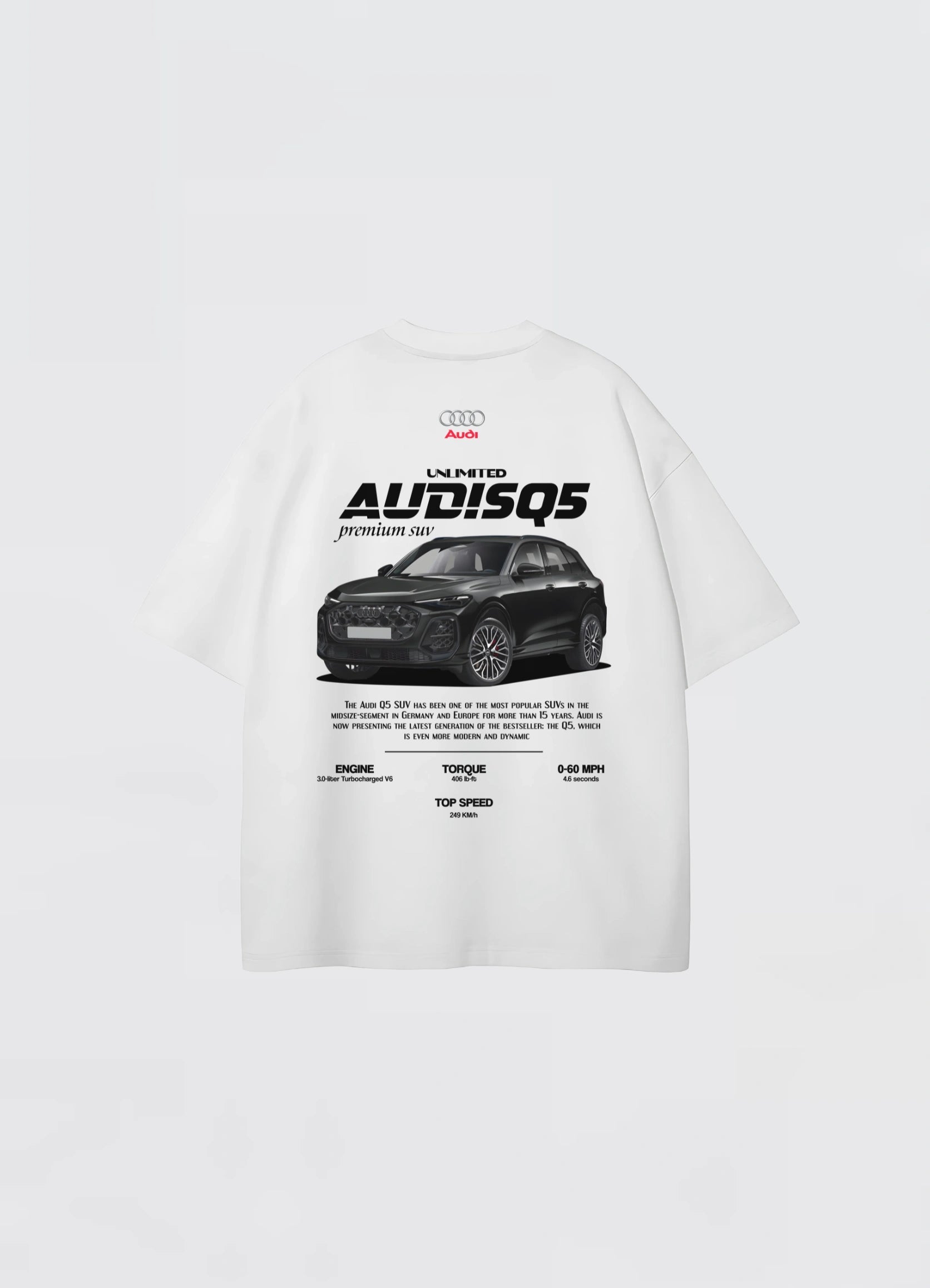 Audi SQ5 Oversized T-shirt Off - white - Strells