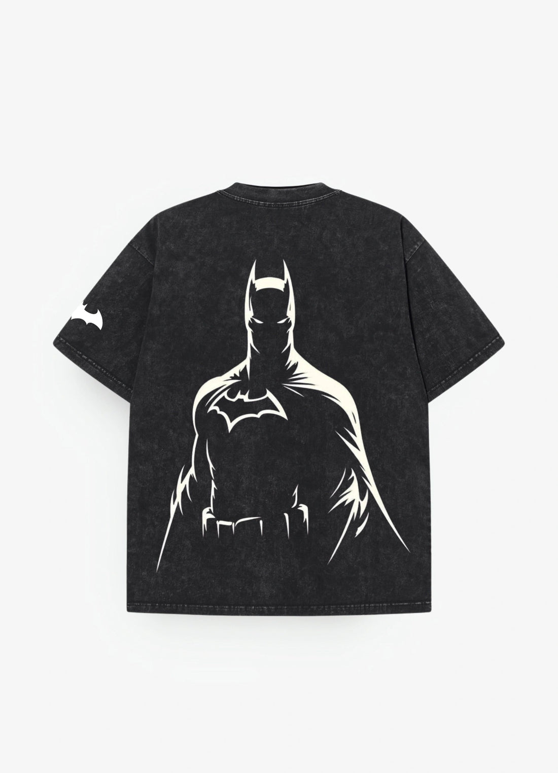 Batman Oversized Acid wash T-shirt Black - Strells