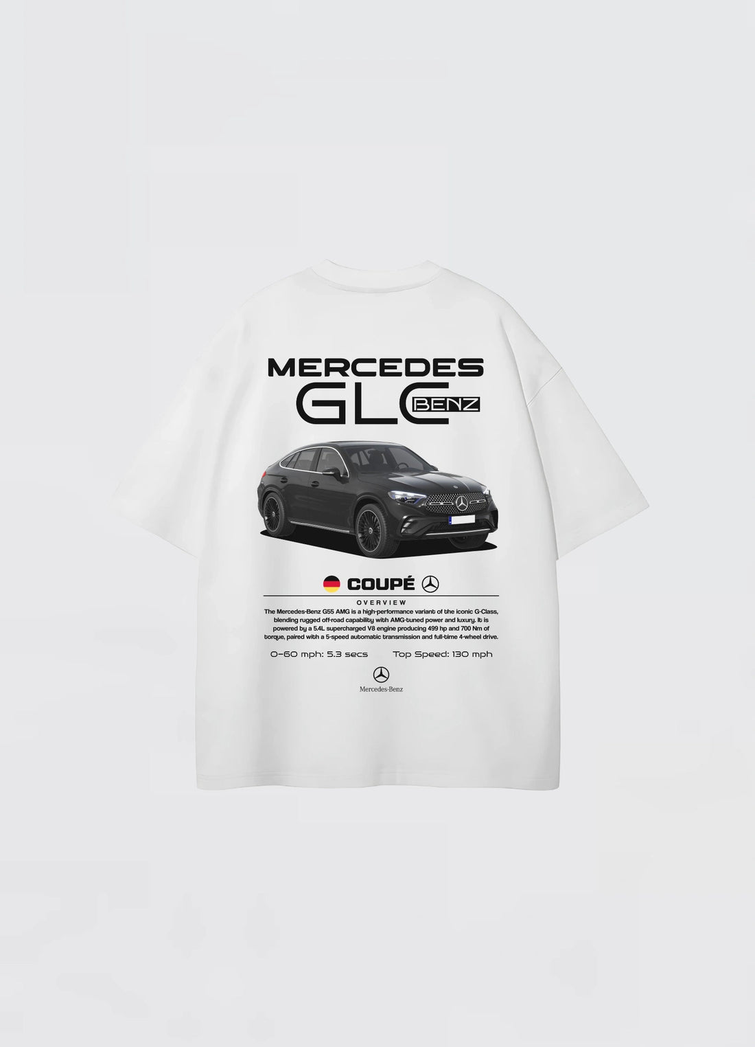 Benz GLE Coupe Oversized T-shirt Off - white - Strells