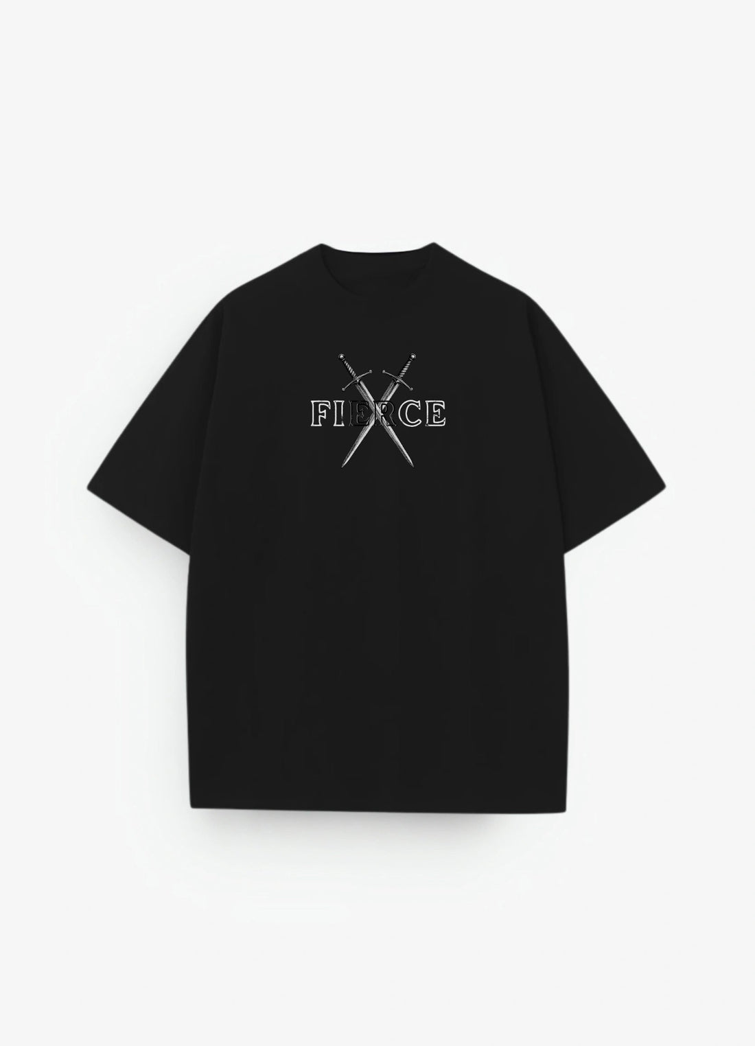Black Zenith Oversized T-shirt Black - Strells