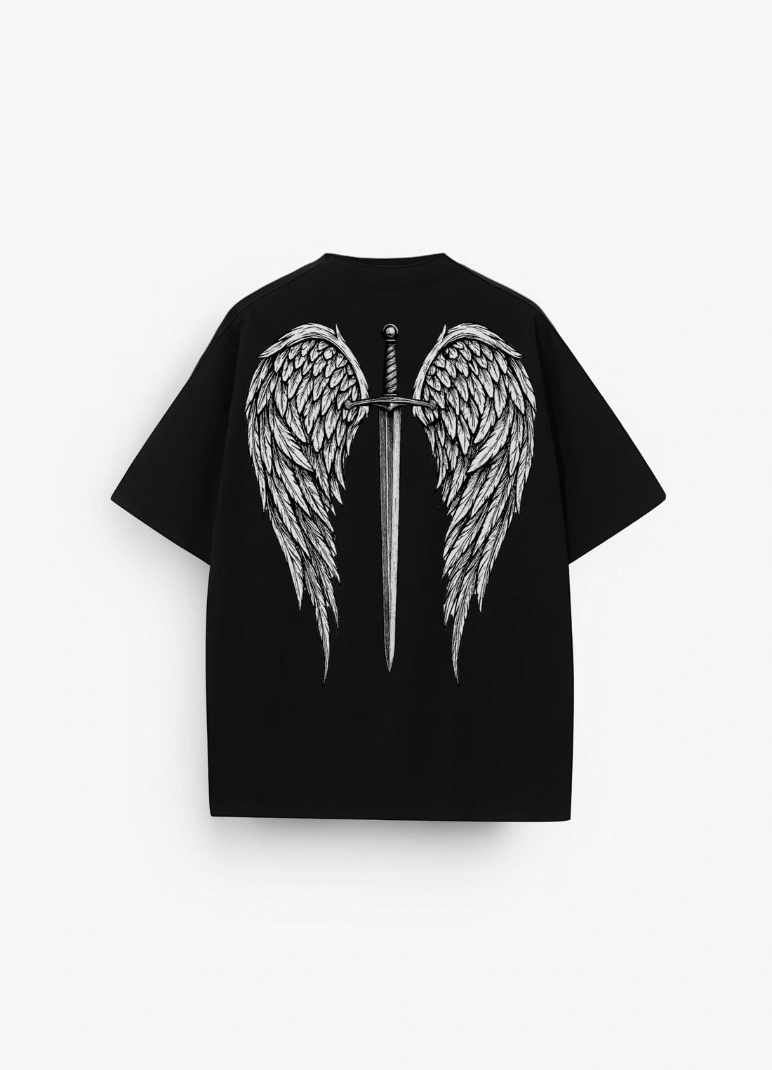 Black Zenith Oversized T-shirt Black - Strells