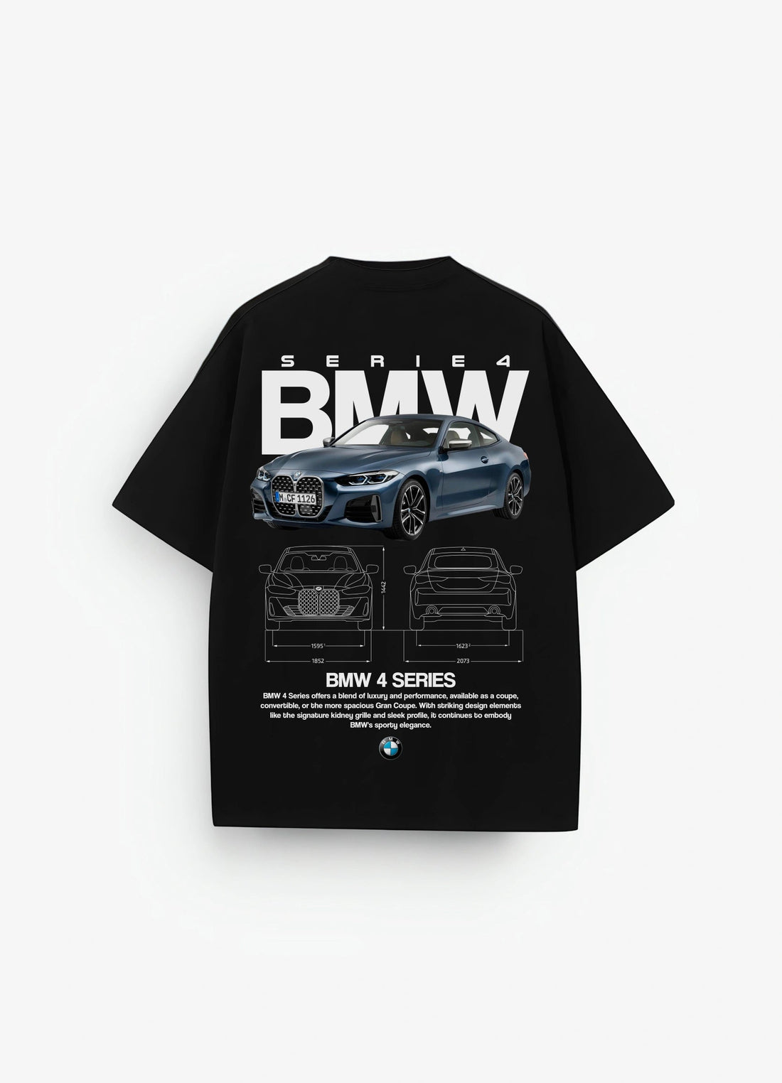BMW 4 SERIES Oversized T-shirt Off - white - Strells