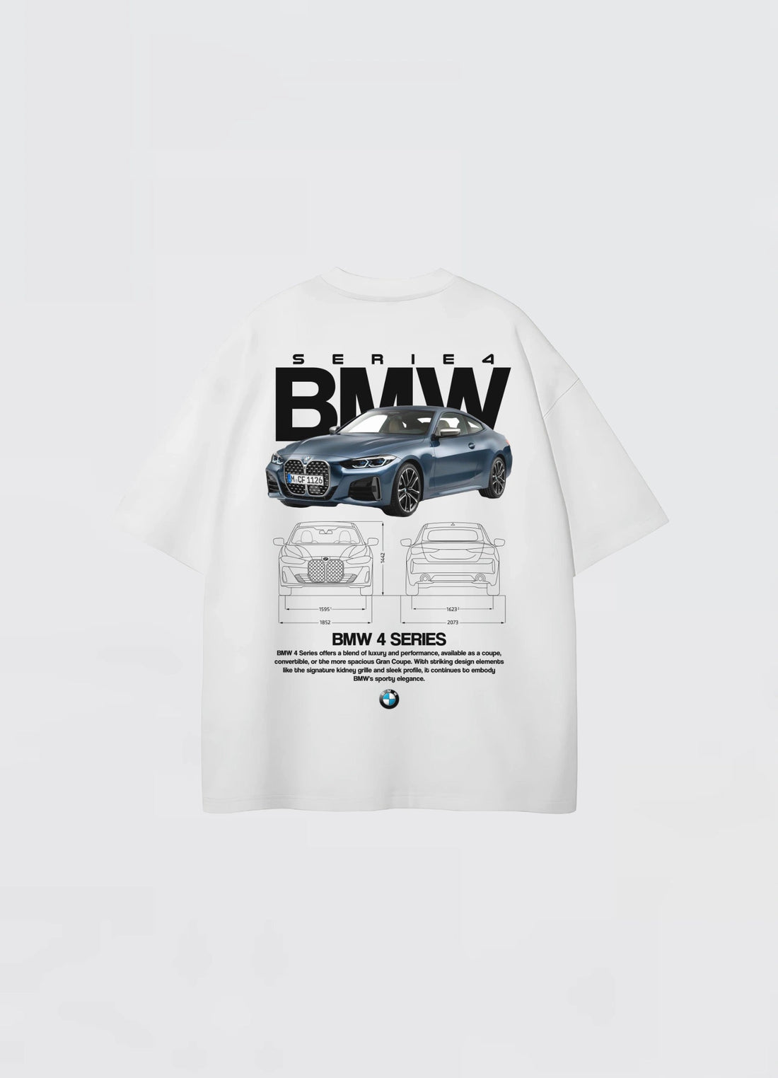 BMW 4 SERIES Oversized T-shirt Off - white - Strells