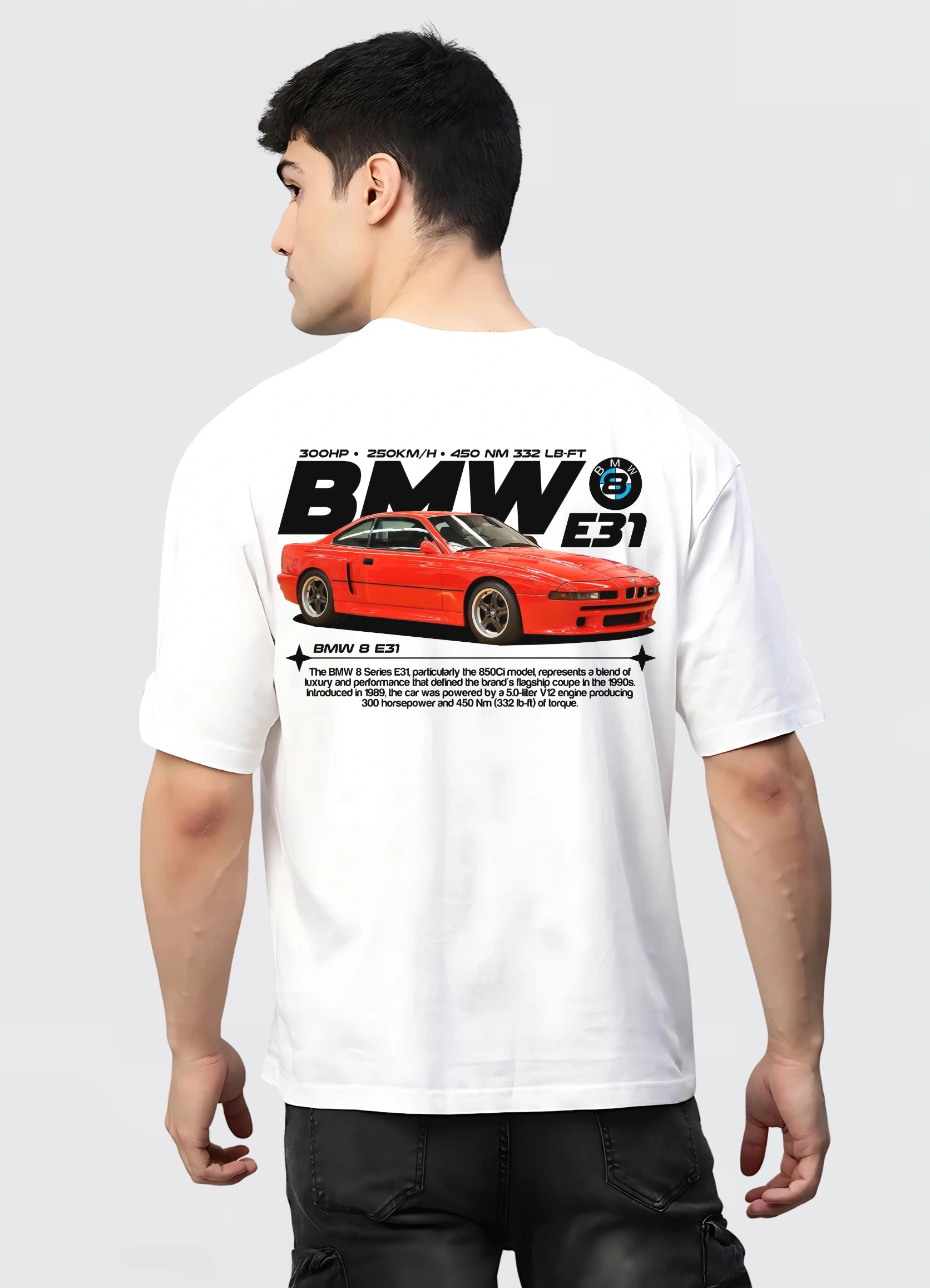 BMW E31 Oversized T-shirt Off - white - Strells