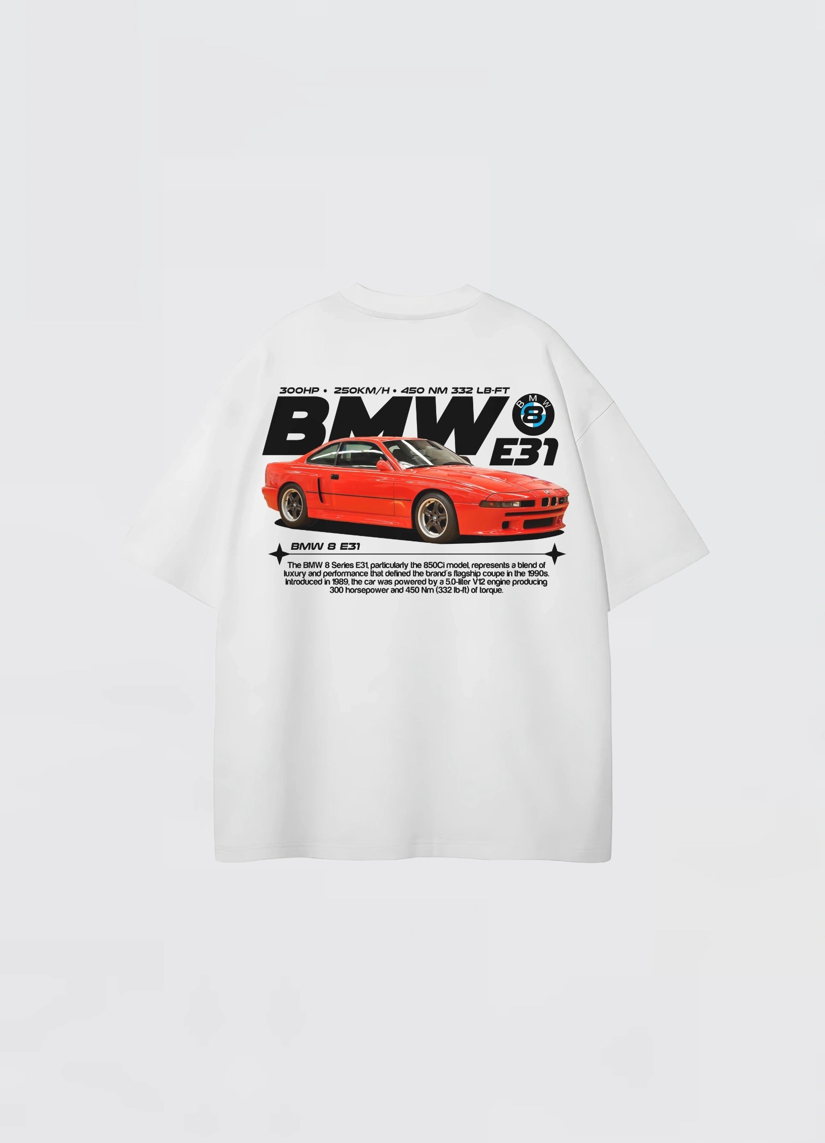 BMW E31 Oversized T-shirt Off - white - Strells