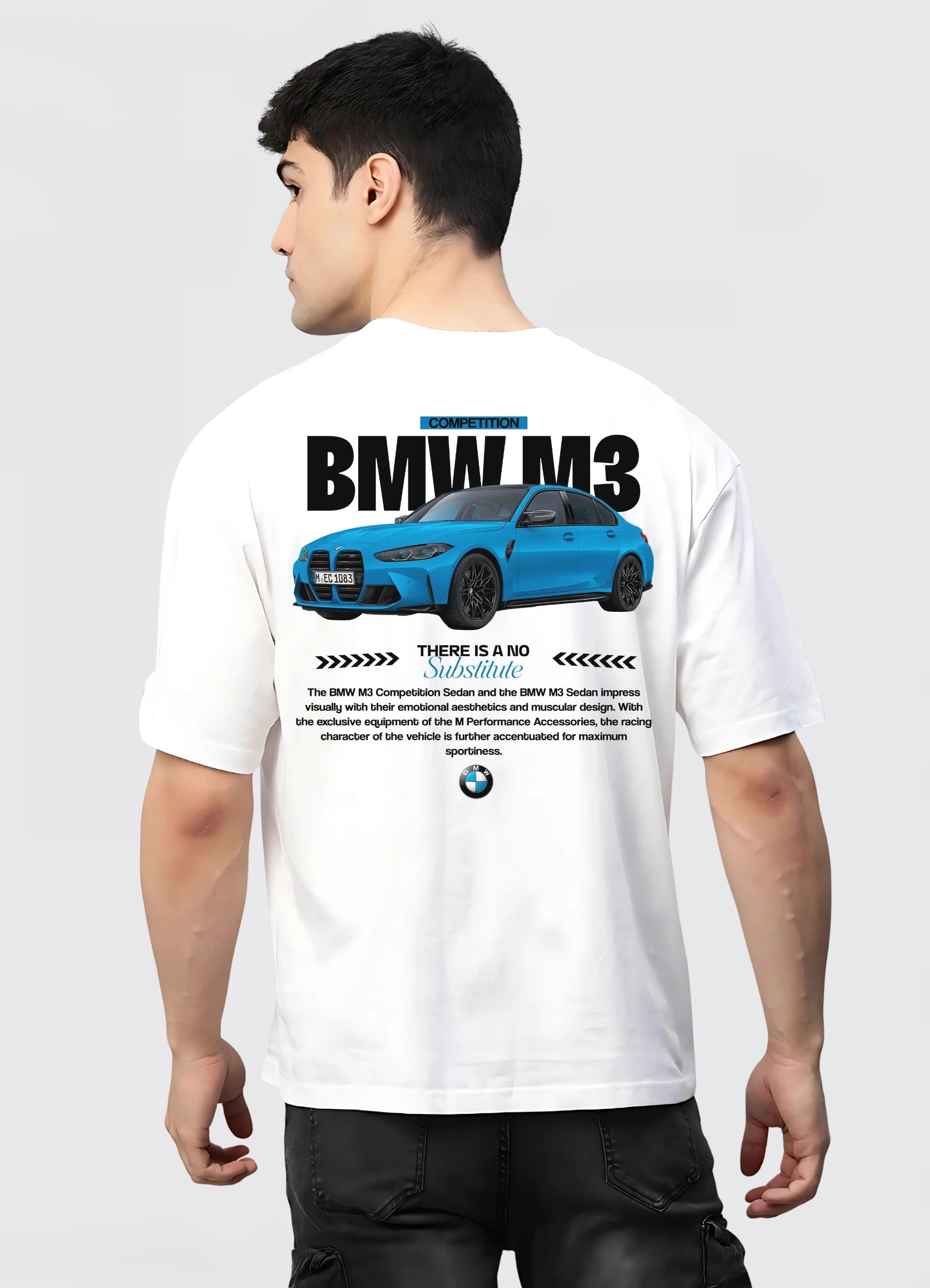 BMW M3 Competition Oversized T-shirt Off - white - Strells