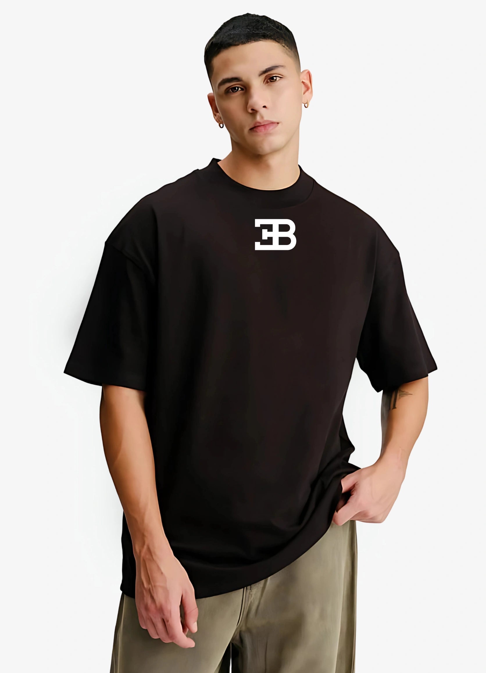 Bugatti Chiron Pur Sport Oversized T-shirt Black - Strells