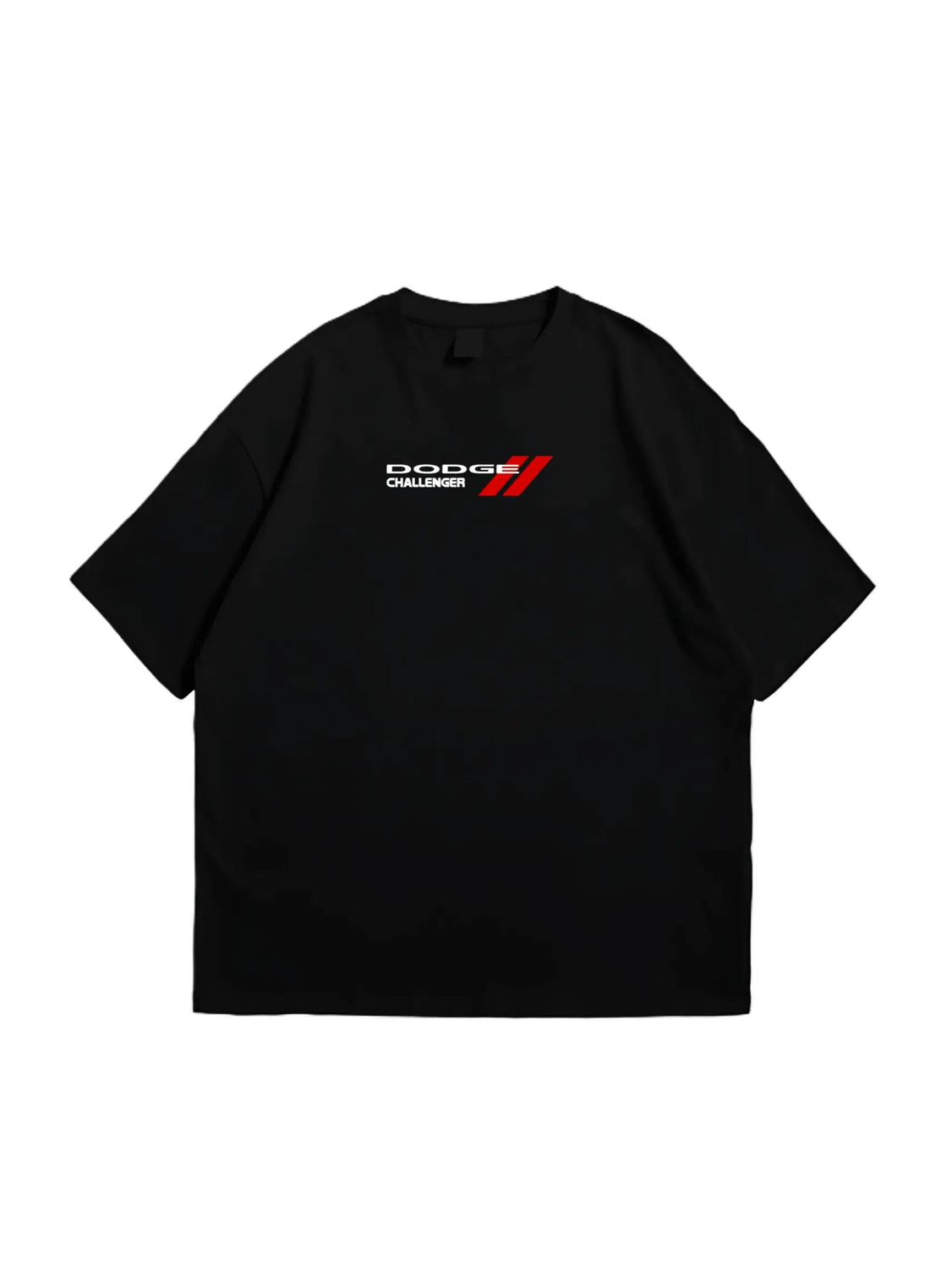Dodge Challenger Oversized T-shirt Black - Strells