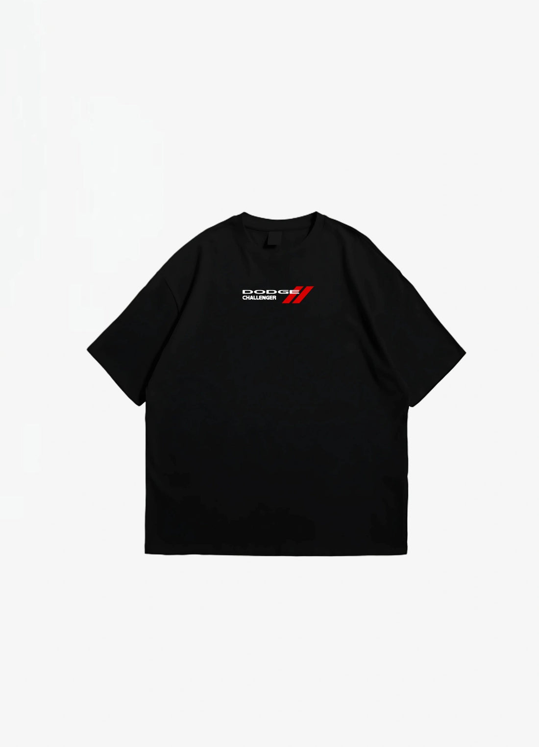 Dodge Challenger SRT Hellcat Oversized T-shirt Black - Strells
