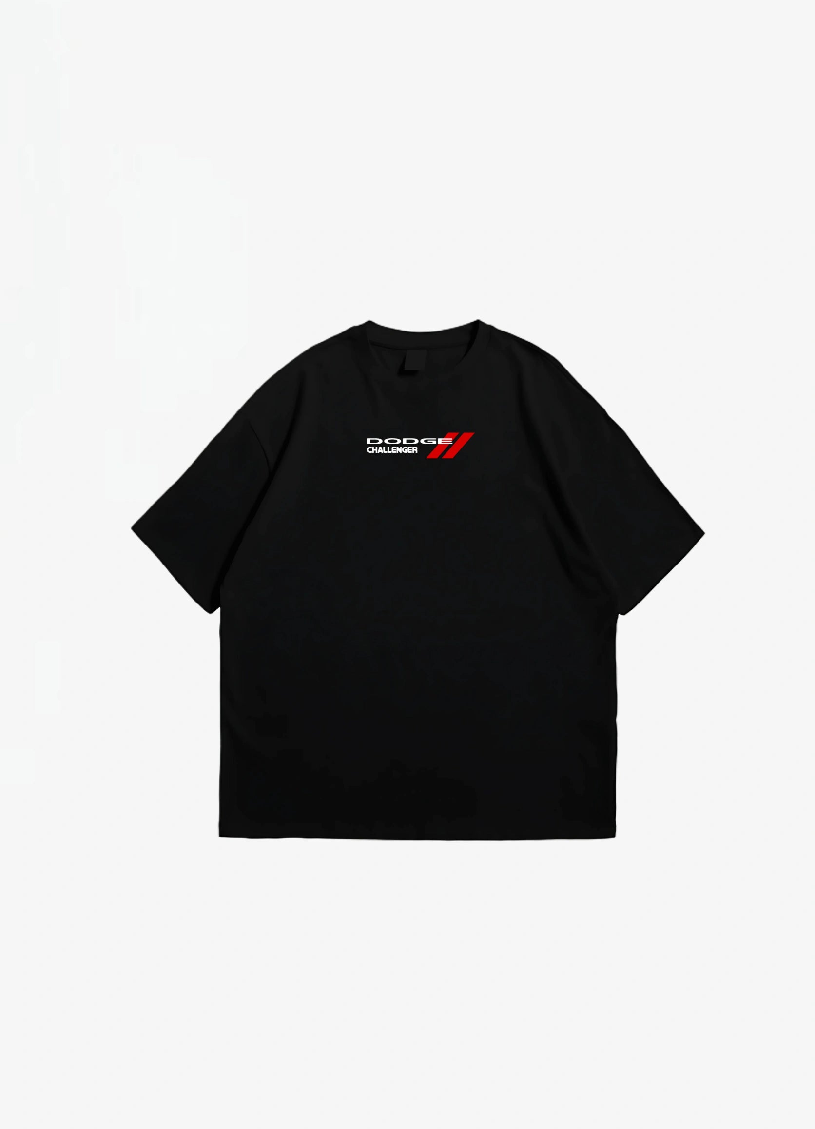 Dodge Challenger SRT Hellcat Oversized T-shirt Black - Strells