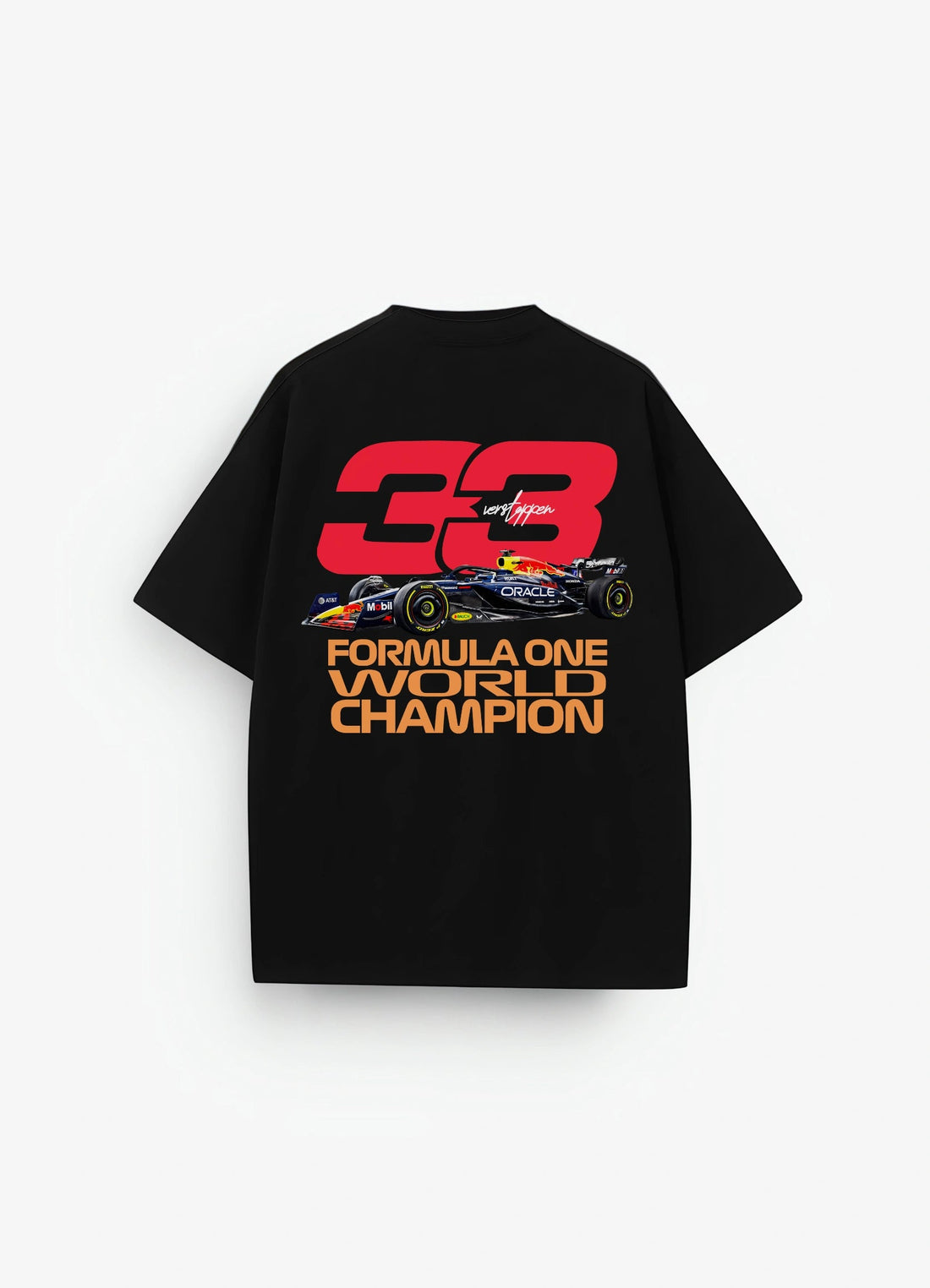 F1 World Champion Oversized T-shirt Black - Strells