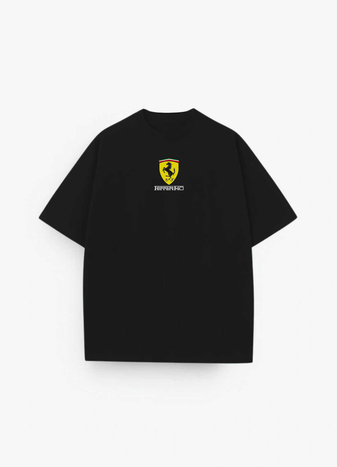 Ferrari Dino 1969 Oversized T-shirt Black - Strells