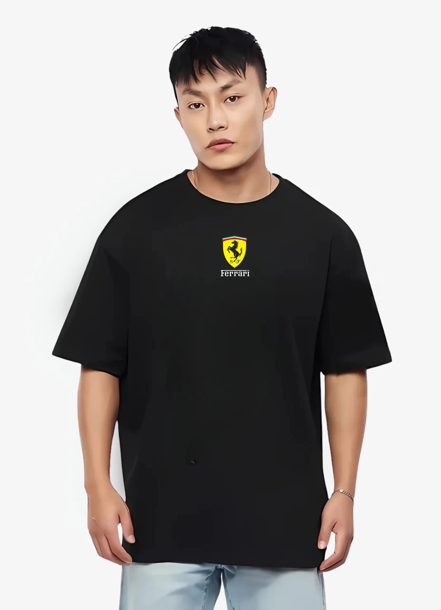 Ferrari Enzo Oversized T-shirt Black - Strells