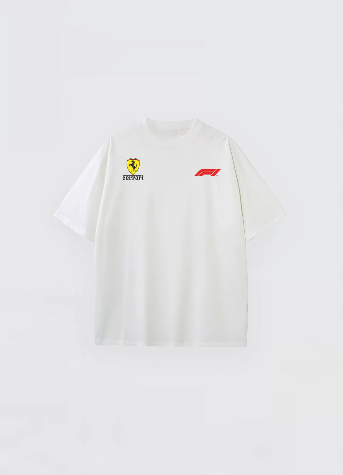Ferrari F1 SF - 25 Oversized T-shirt Off - white - Strells