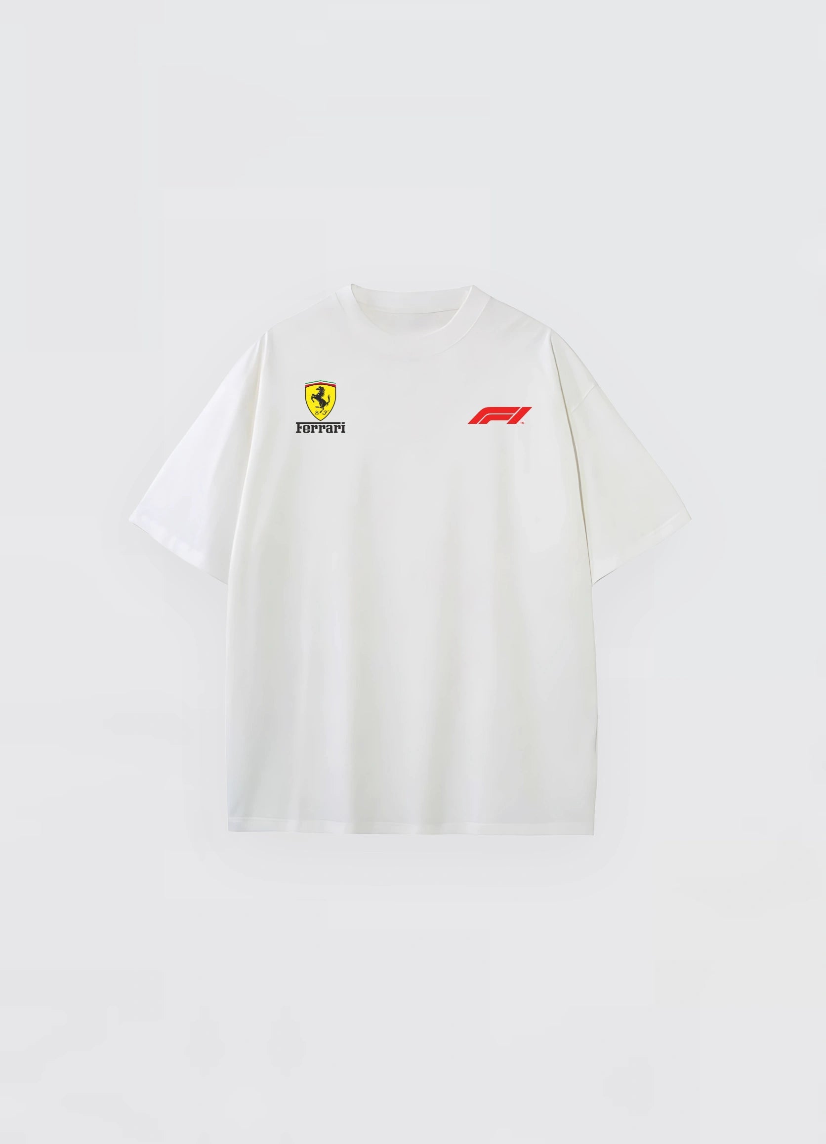 Ferrari F1 SF - 25 Oversized T-shirt Off - white - Strells
