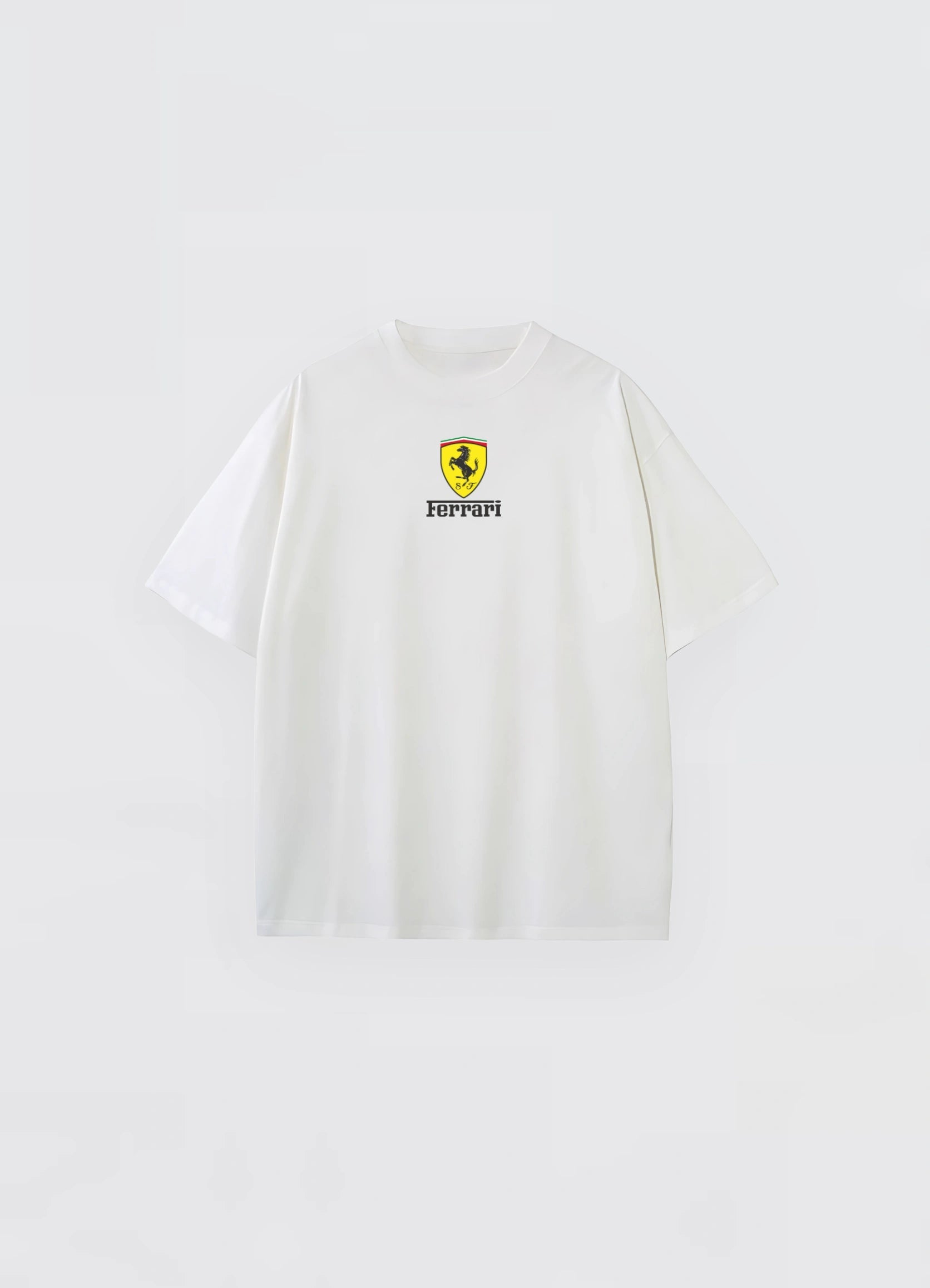 Ferrari Oversized T-shirt Off - white - Strells