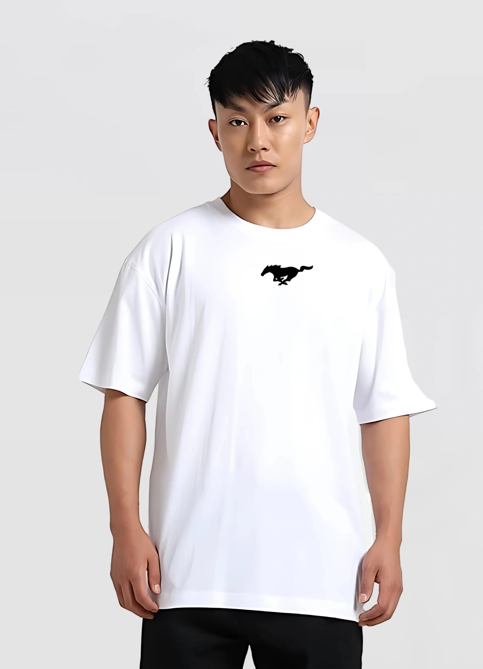 Ford Mustang FASTBACK 1965 Oversized T-shirt Off - white - Strells