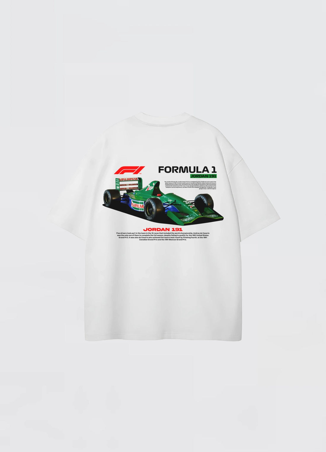 Formula 1 Jordan 191 Oversized T-shirt Off - white - Strells