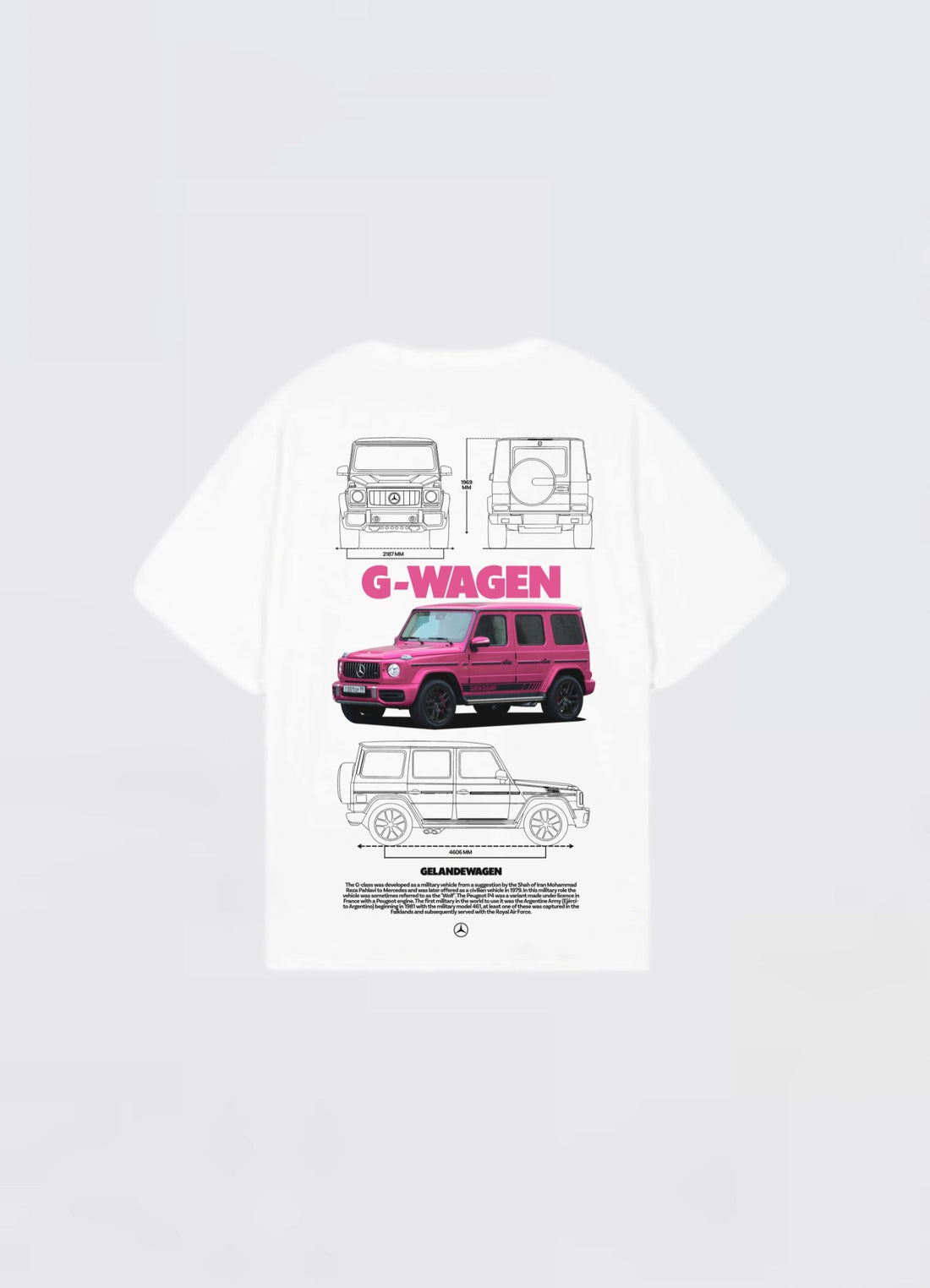 G - Wagon G63 Oversized T-shirt Off - white - Strells