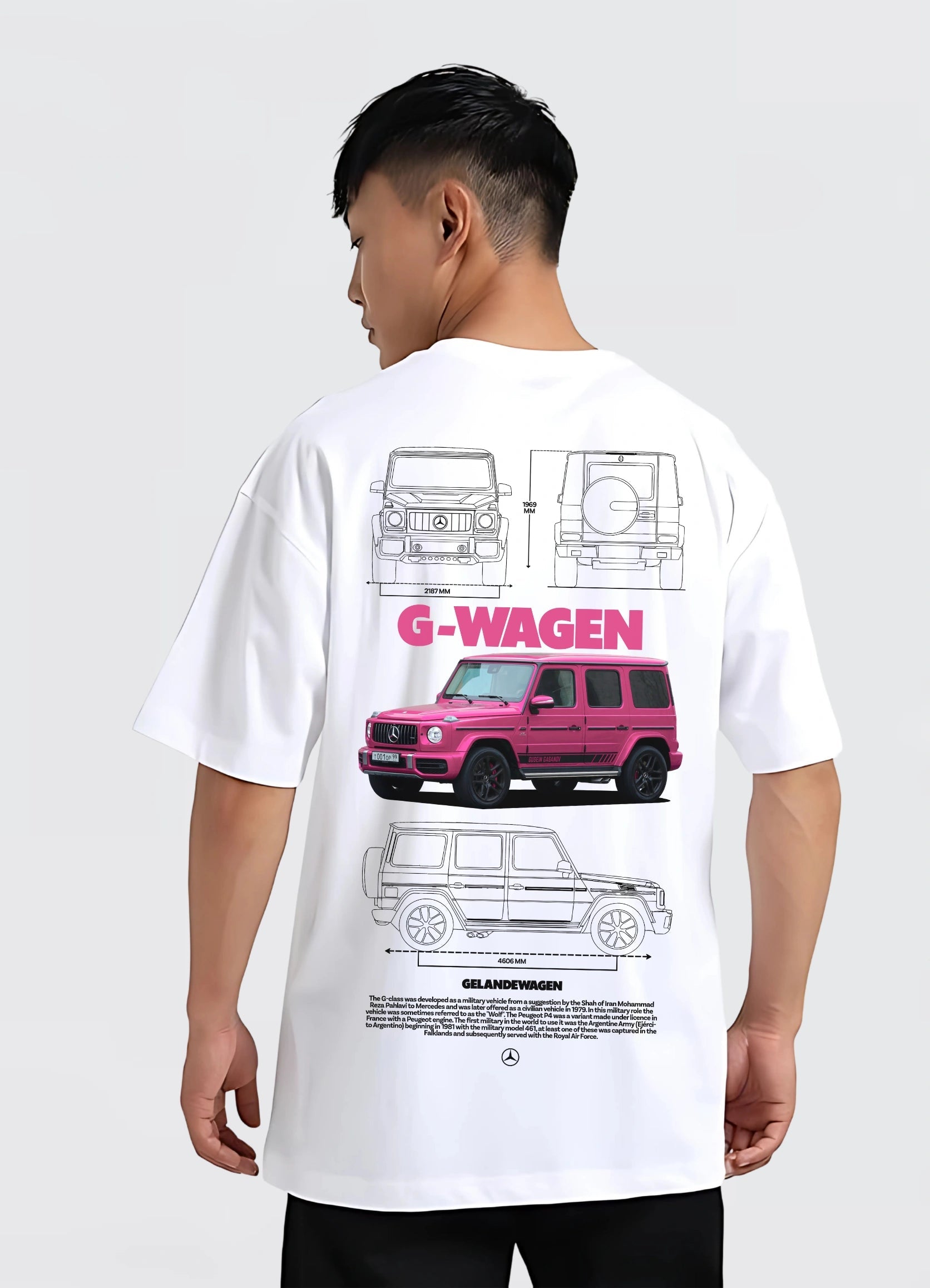 G - Wagon G63 Oversized T-shirt Off - white - Strells