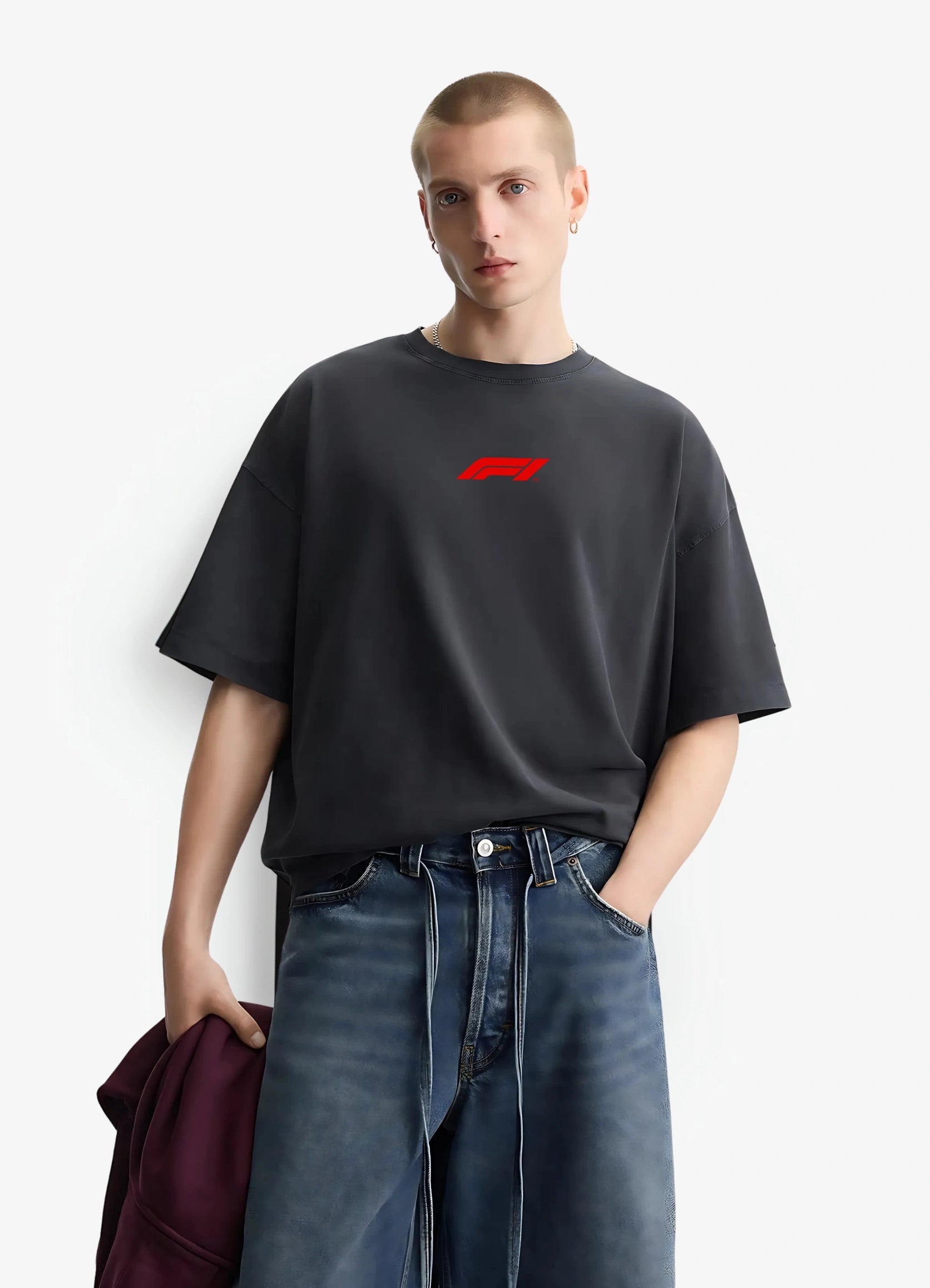Gabriel Bortoleto Oversized T-shirt Black - Strells