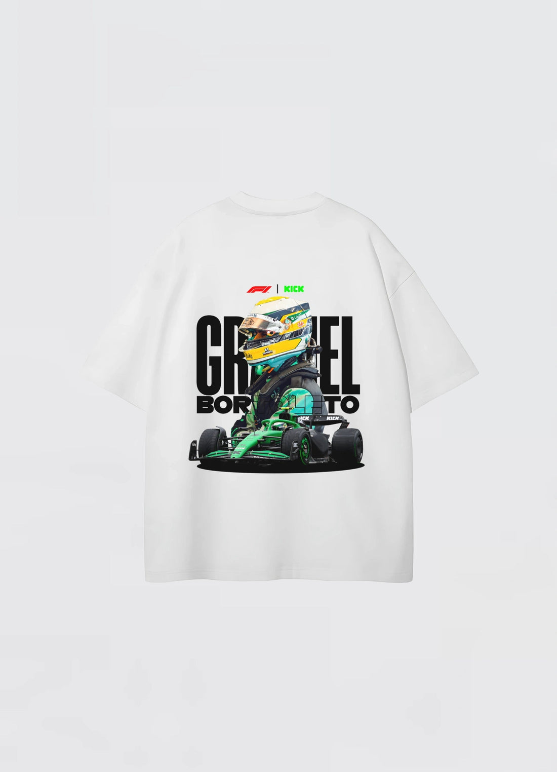 Gabriel Bortoleto Oversized T-shirt Off - white - Strells