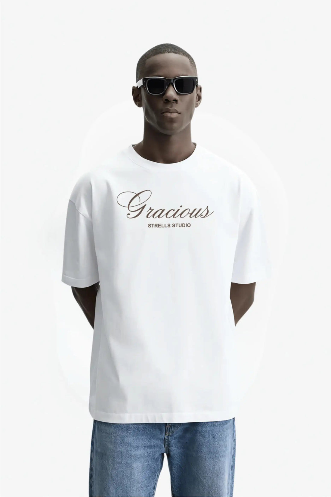 Gracious Oversized T-shirt Off-white - Strells