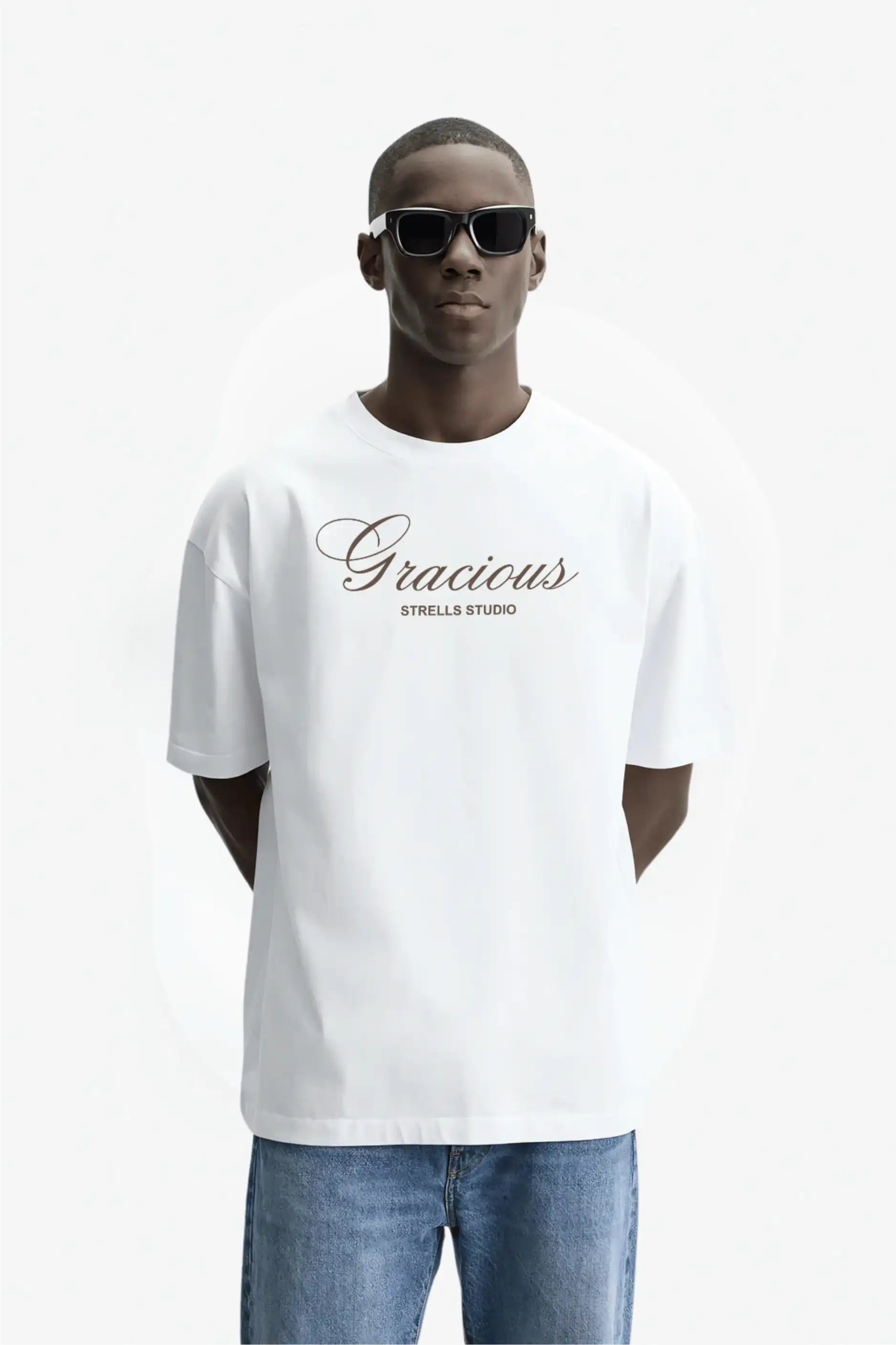 Gracious Oversized T-shirt Off-white - Strells
