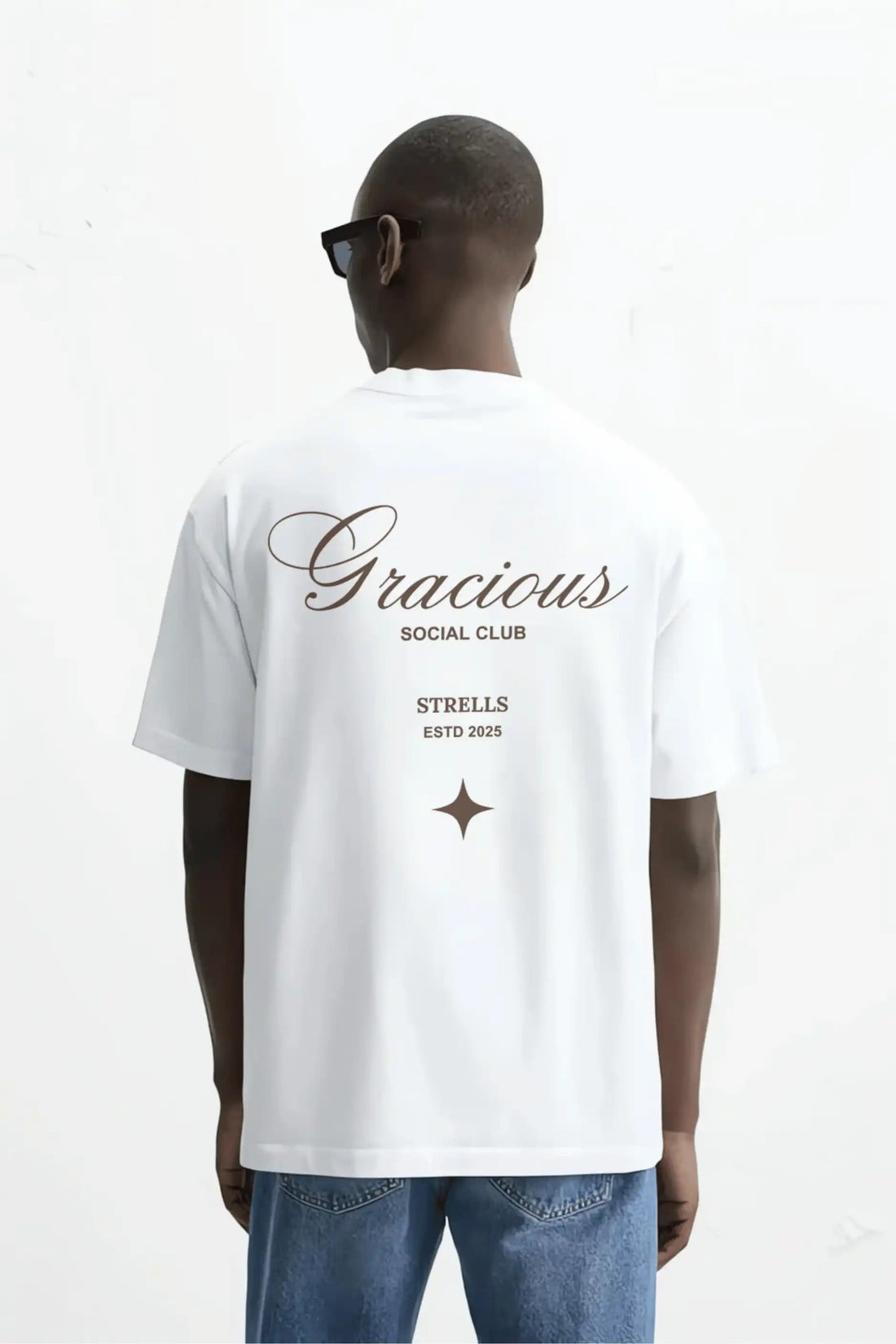 Gracious Oversized T-shirt Off-white - Strells