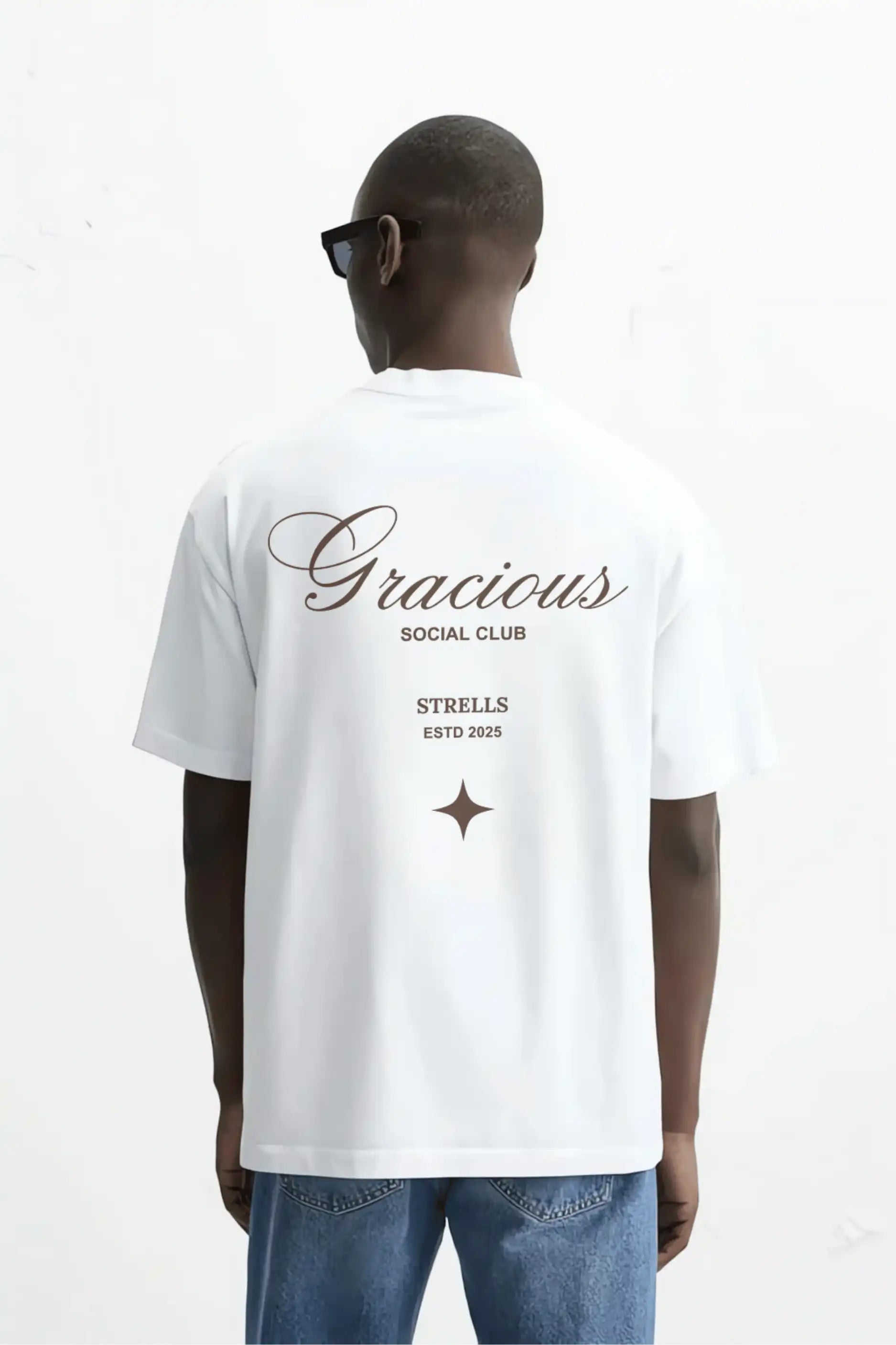 Gracious Oversized T-shirt Off-white - Strells