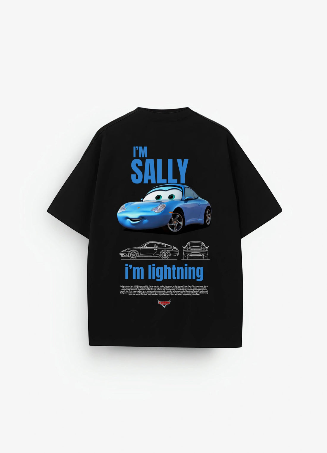 Im Sally Oversized T-shirt Black - Strells