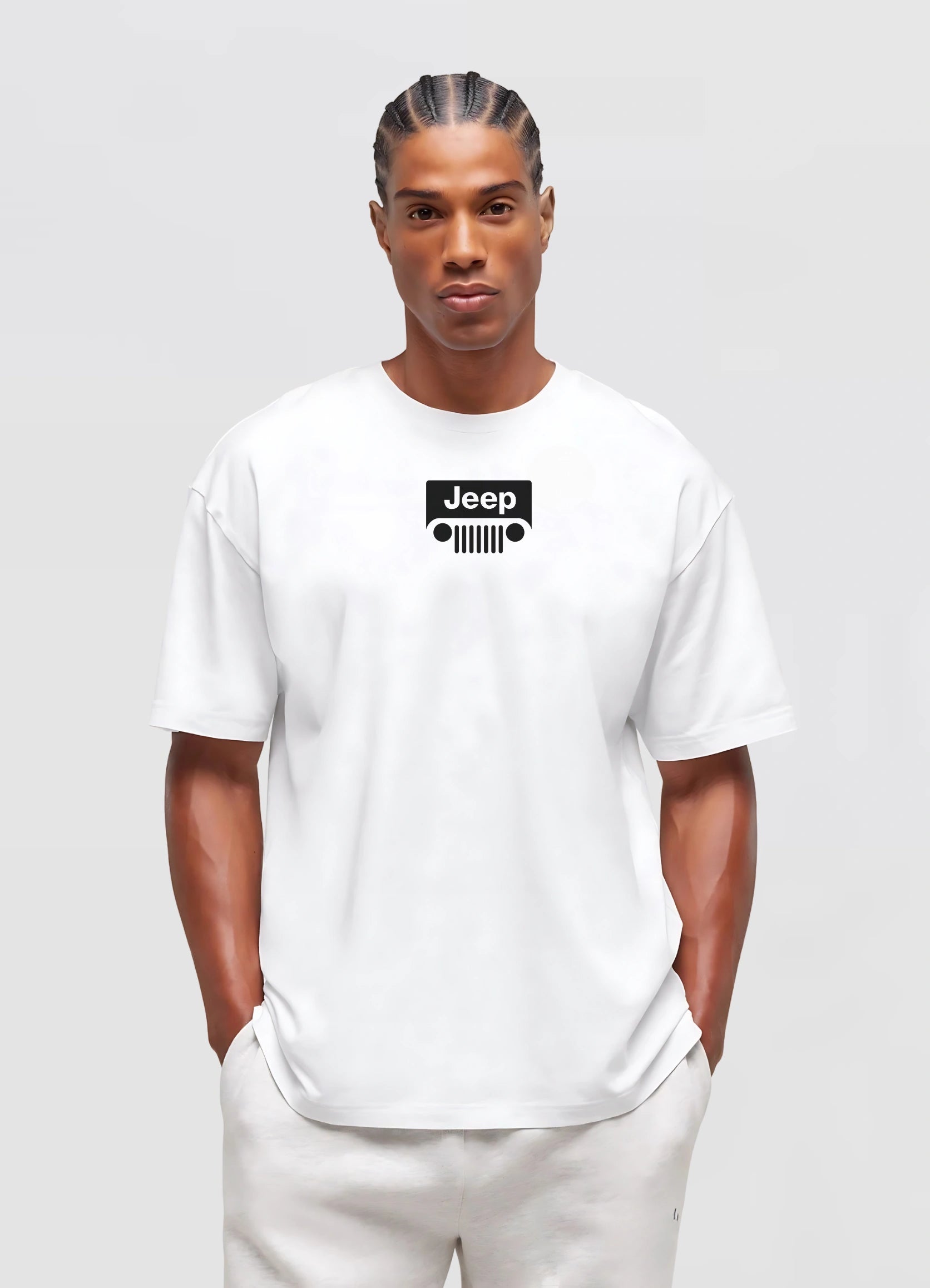 Jeep Rubicon Oversized T-shirt Off - white - Strells