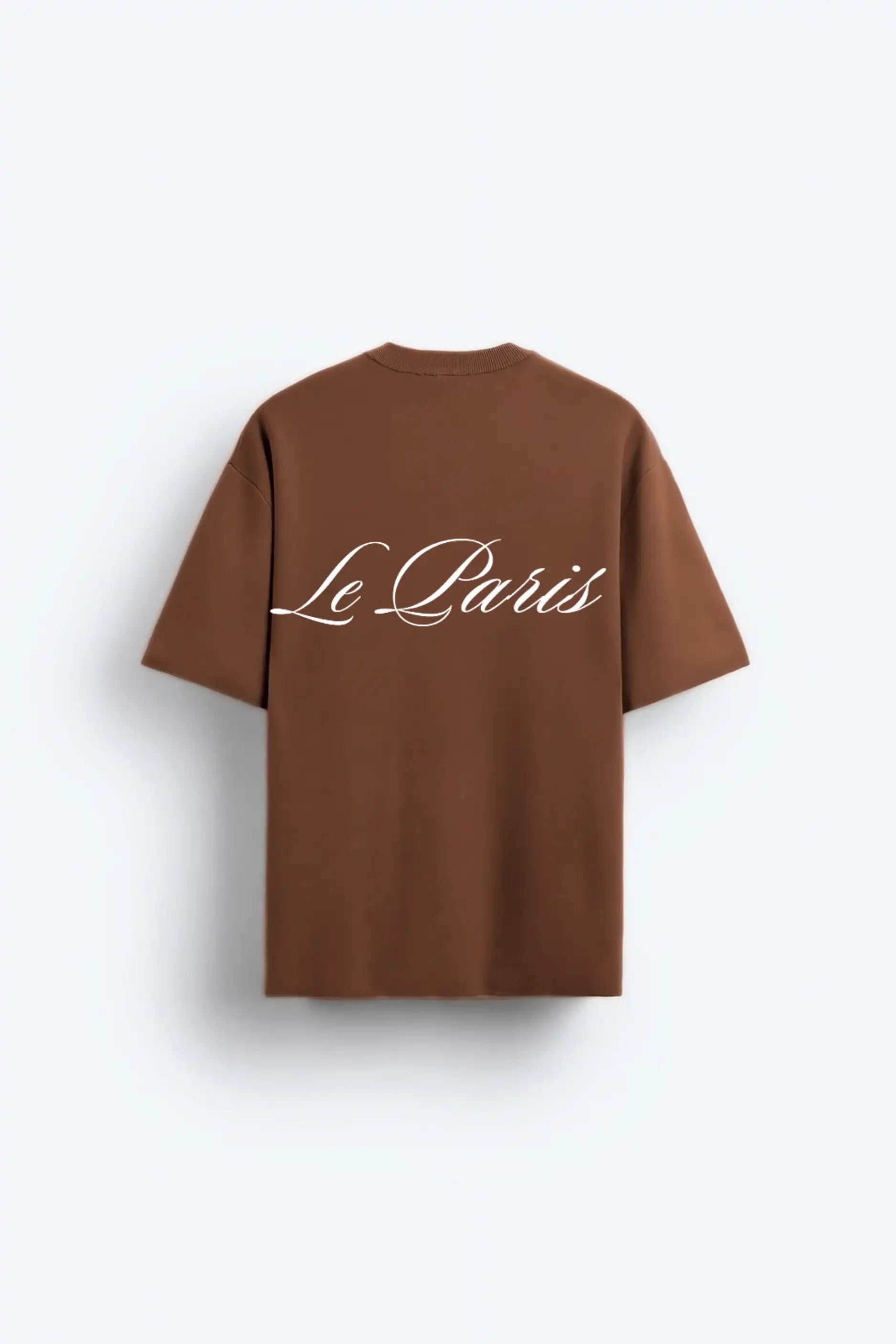 Le Paris Oversized T-shirt Chocolate - Strells