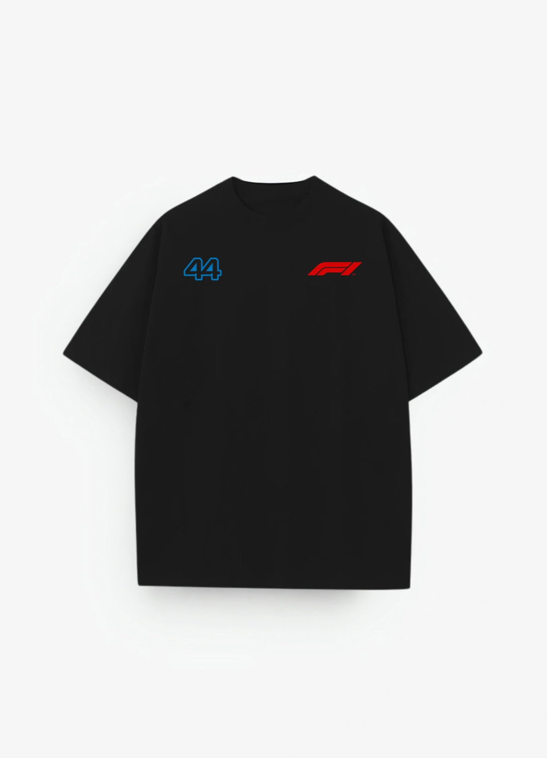 Lewis Hamilton F1 Oversized T-shirt Black - Strells