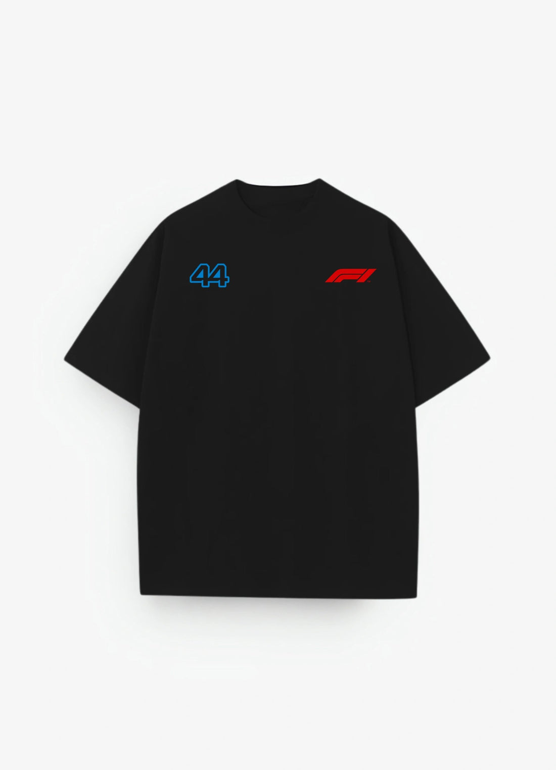 Lewis Hamilton Ferrari Oversized T-shirt Black - Strells