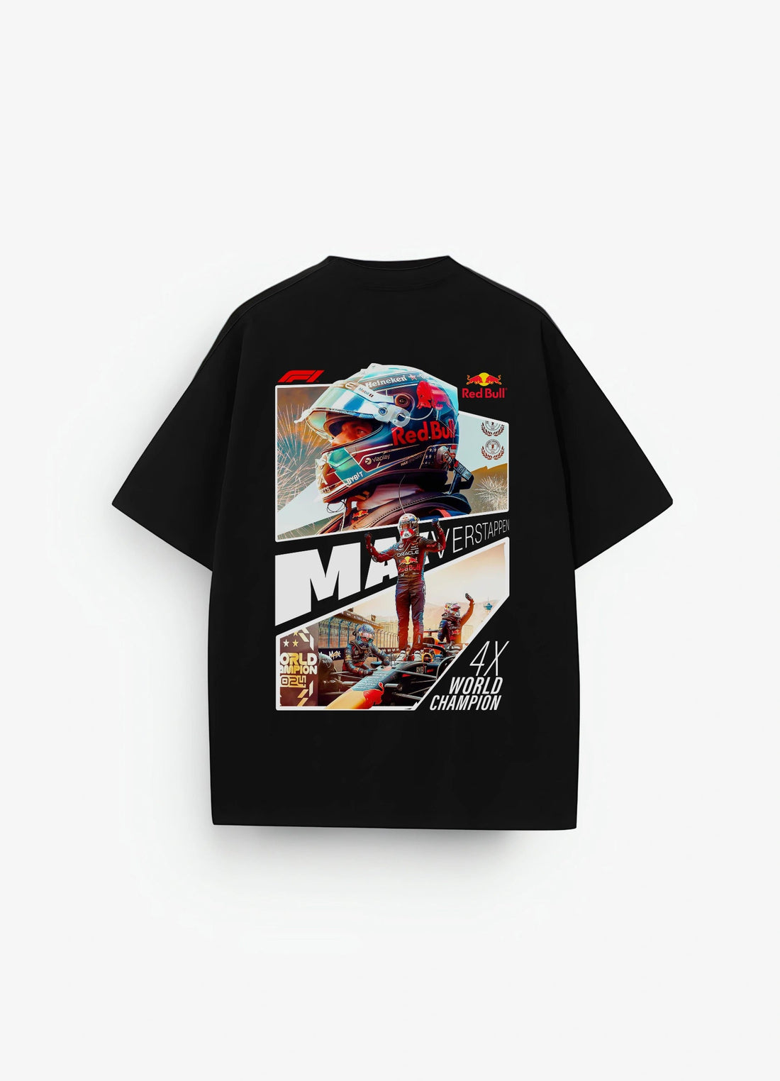 Max Verstappen Oversized T-shirt Black - Strells