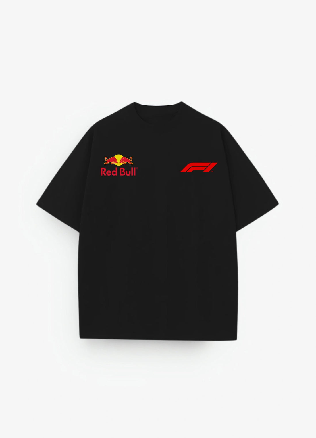 Max Verstappen Red bull Team Oversized T-shirt black - Strells