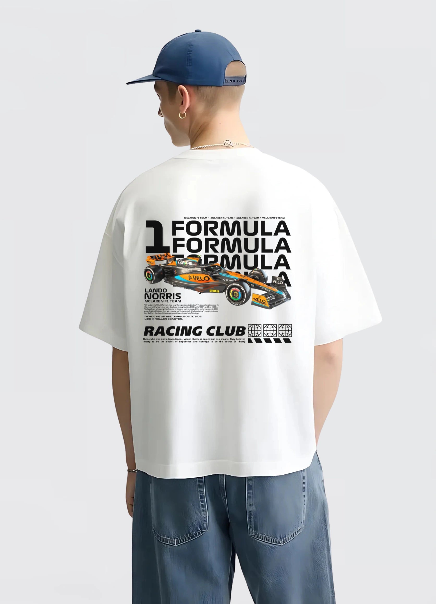 Mclaren Formula 1 Team Oversized T-shirt Off - white - Strells