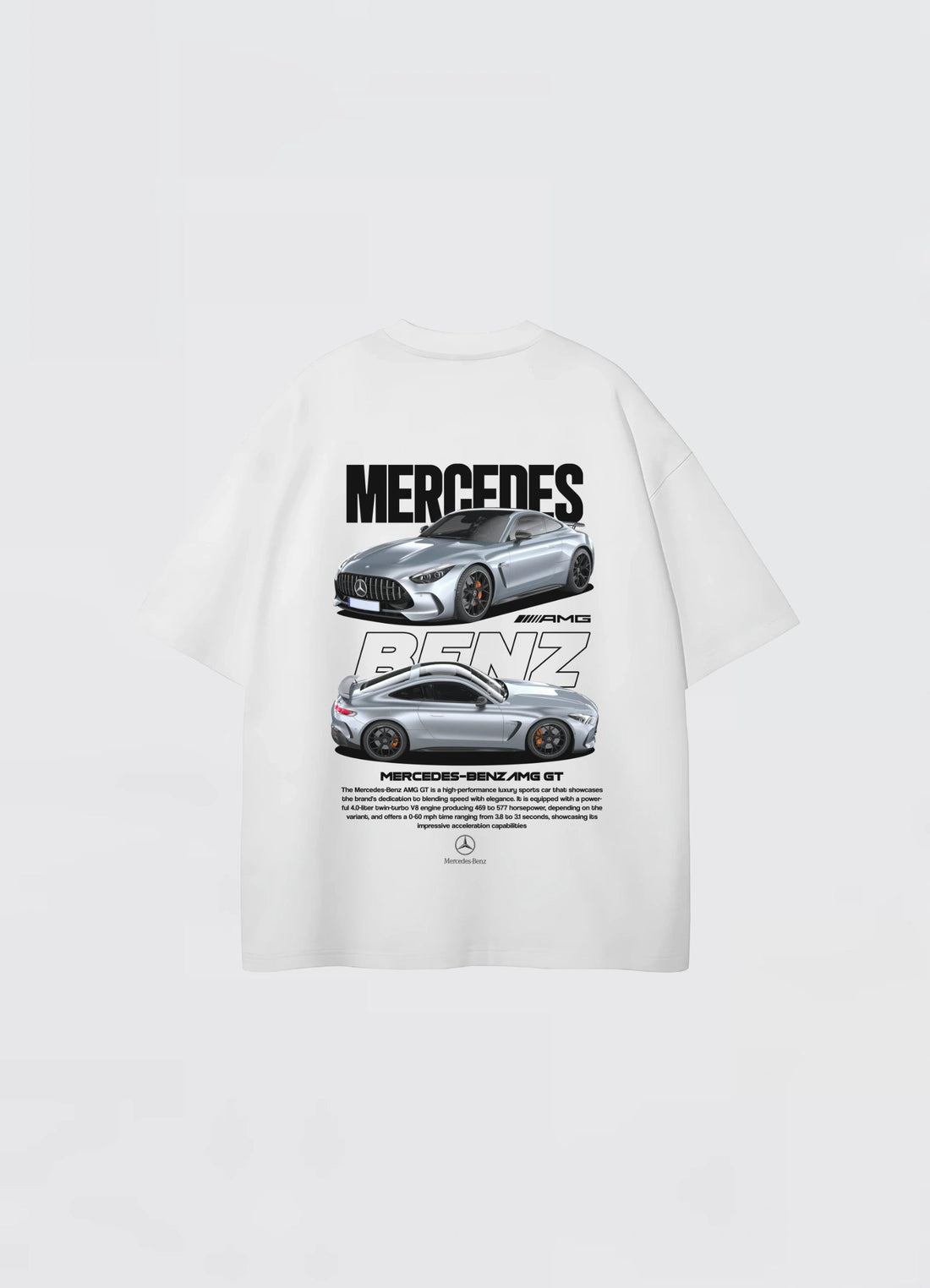Mercedes AMG GT Oversized T-shirt Off - white - Strells